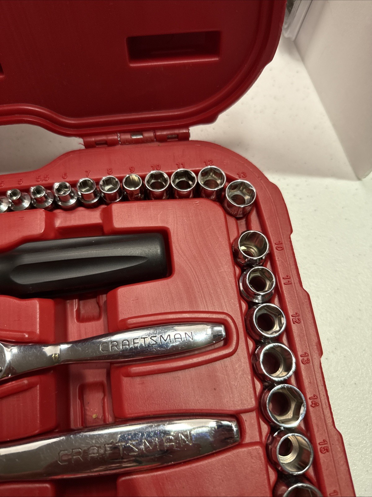 Sears CRAFTSMAN 51 Piece Max Axess Pass Thru Mechanic’s Tool Set 29309 COMPLETE