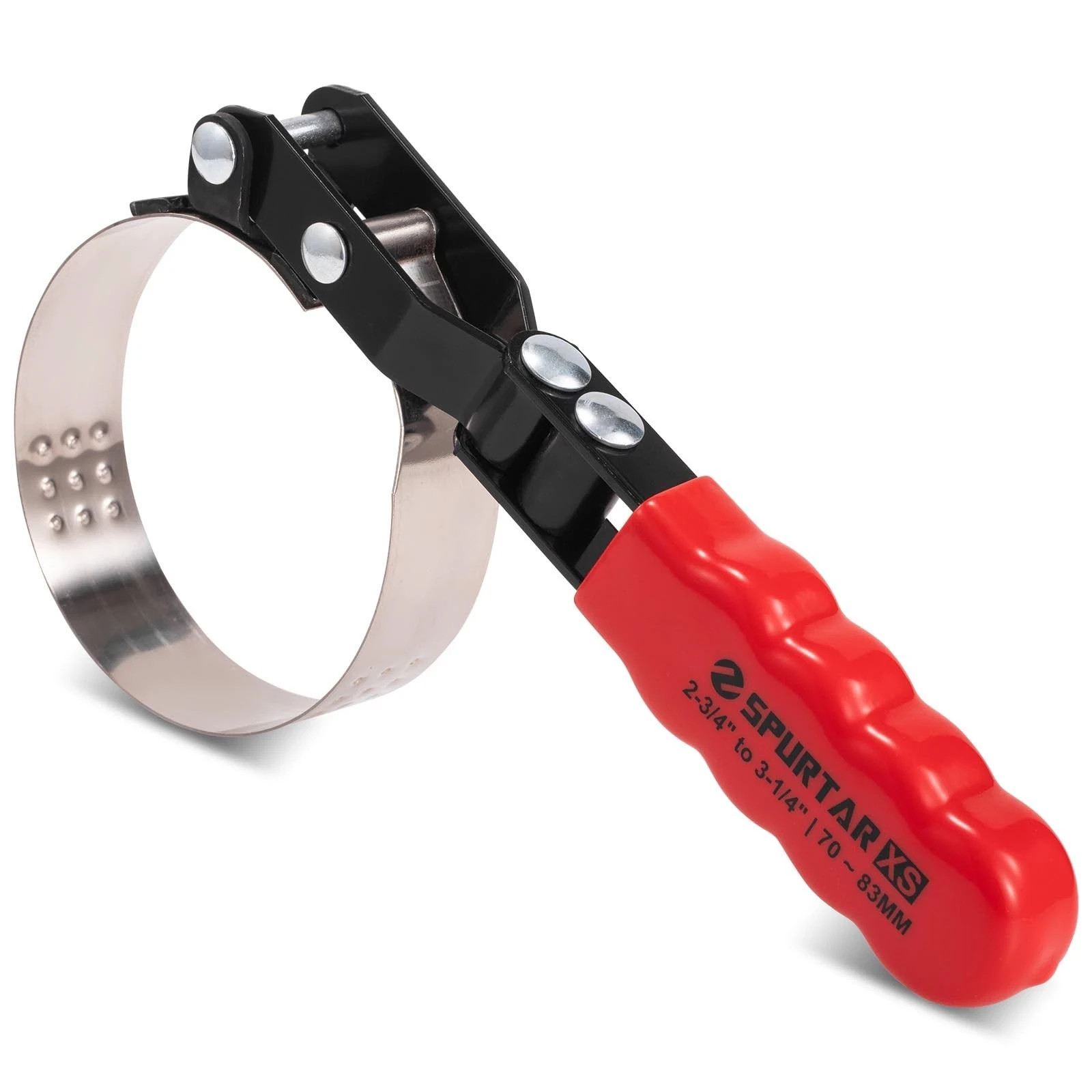 HORUSDY Small Swivel Oil Filter Wrench, 2-3/4″ to 3-1/4″ 70-83mm, Orange