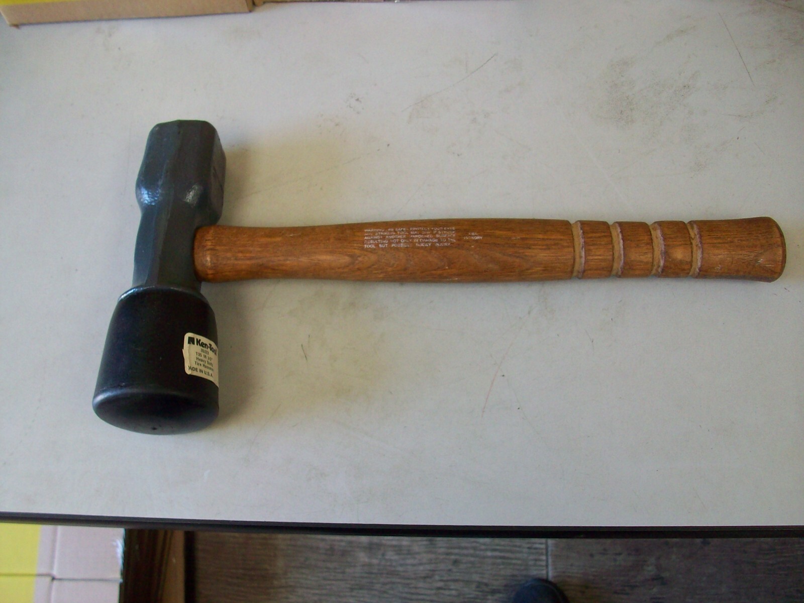 Ken-Tool Tire Hammer T35 35323 16-1/2 Overall 6.5 LBS Wood Military Tires USA