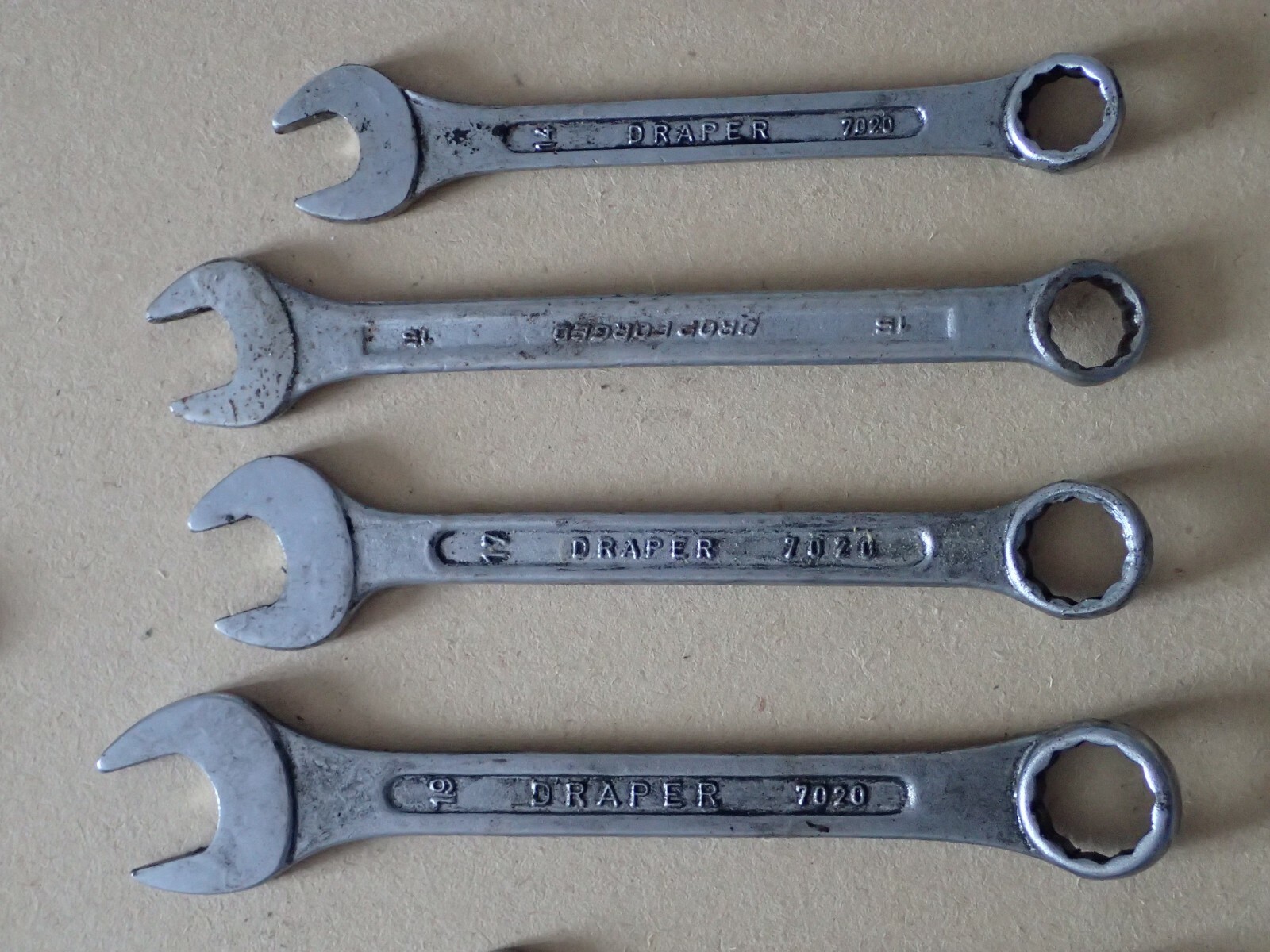 Draper drop forged spanners plus others (G391)
