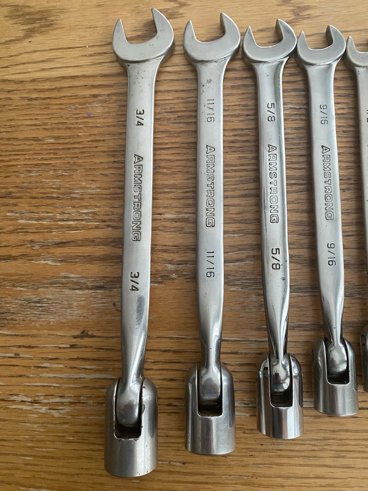 7 Armstrong USA Swivel Head Flex Wrenches