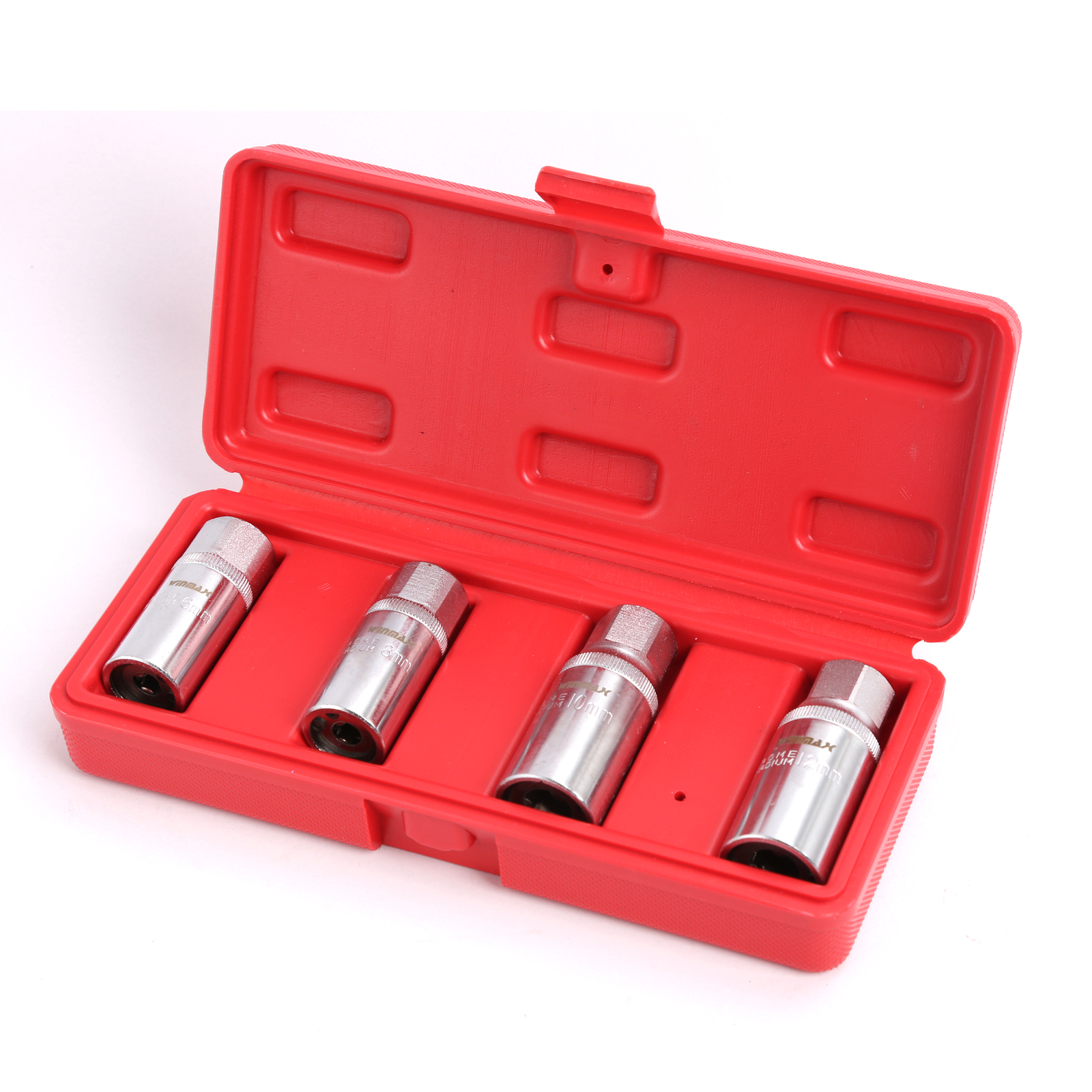4Pcs Socket Stud Screw Extractor Remover Installer 6/8/10/12MM W/ Roller Bearing