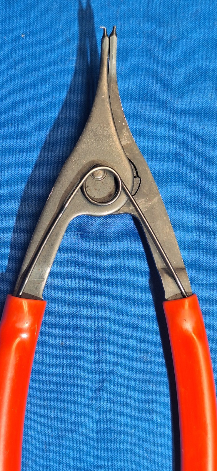 Snap-On PRH12 pair of 6″ convertible snap ring pliers straight tip USA