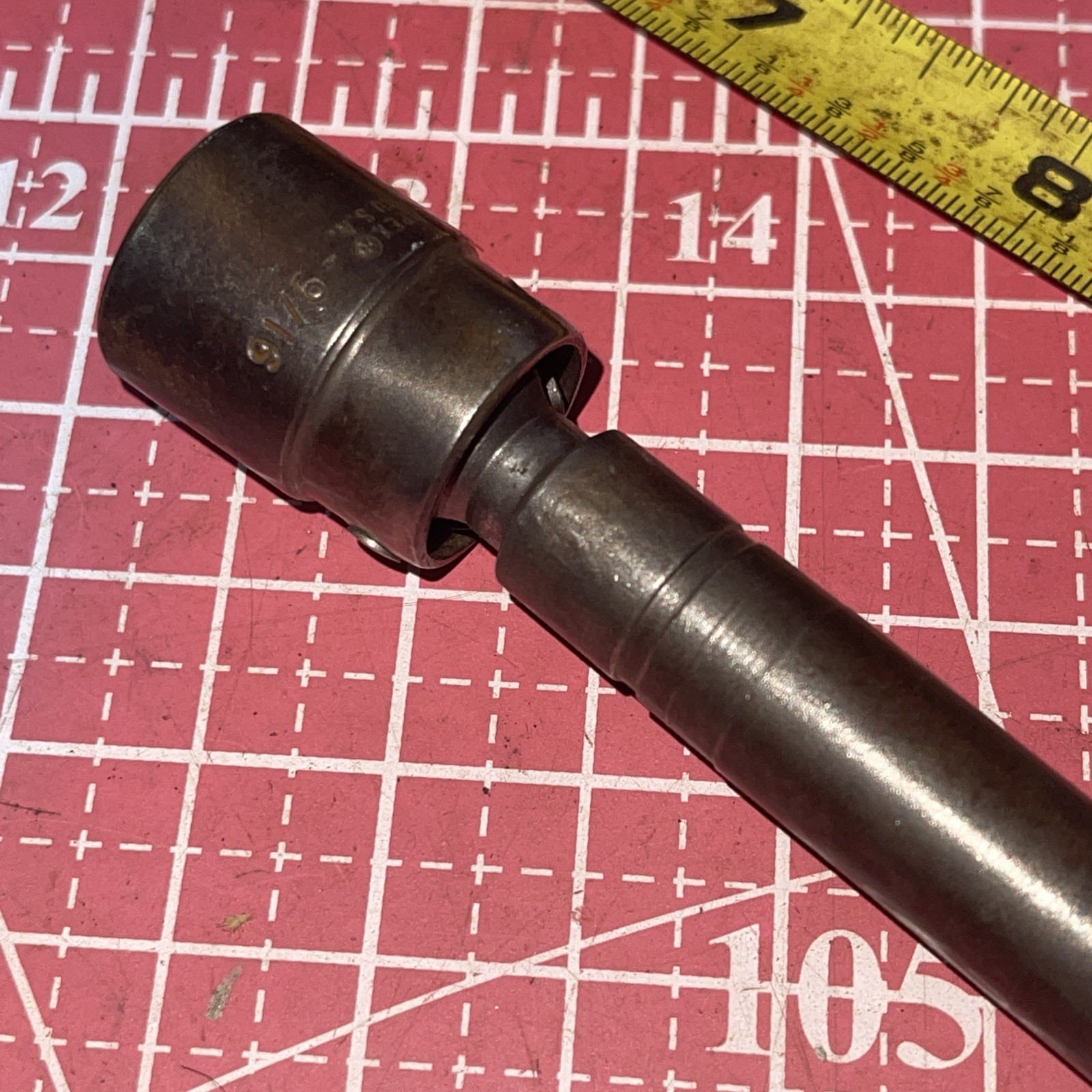 Apex USA Hex 7/16 Power Drive 9/16 In SAE Wobble Extension Socket 7/16” 9/16”