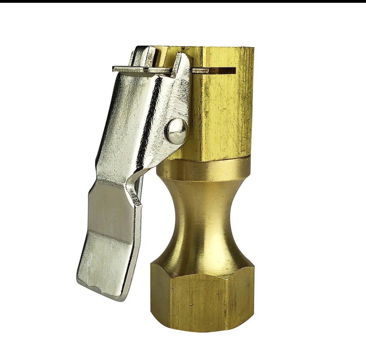 5 HALTEC CH-360 Brass Lock On Closed Air Chuck Clip On European Style 1/4 “
