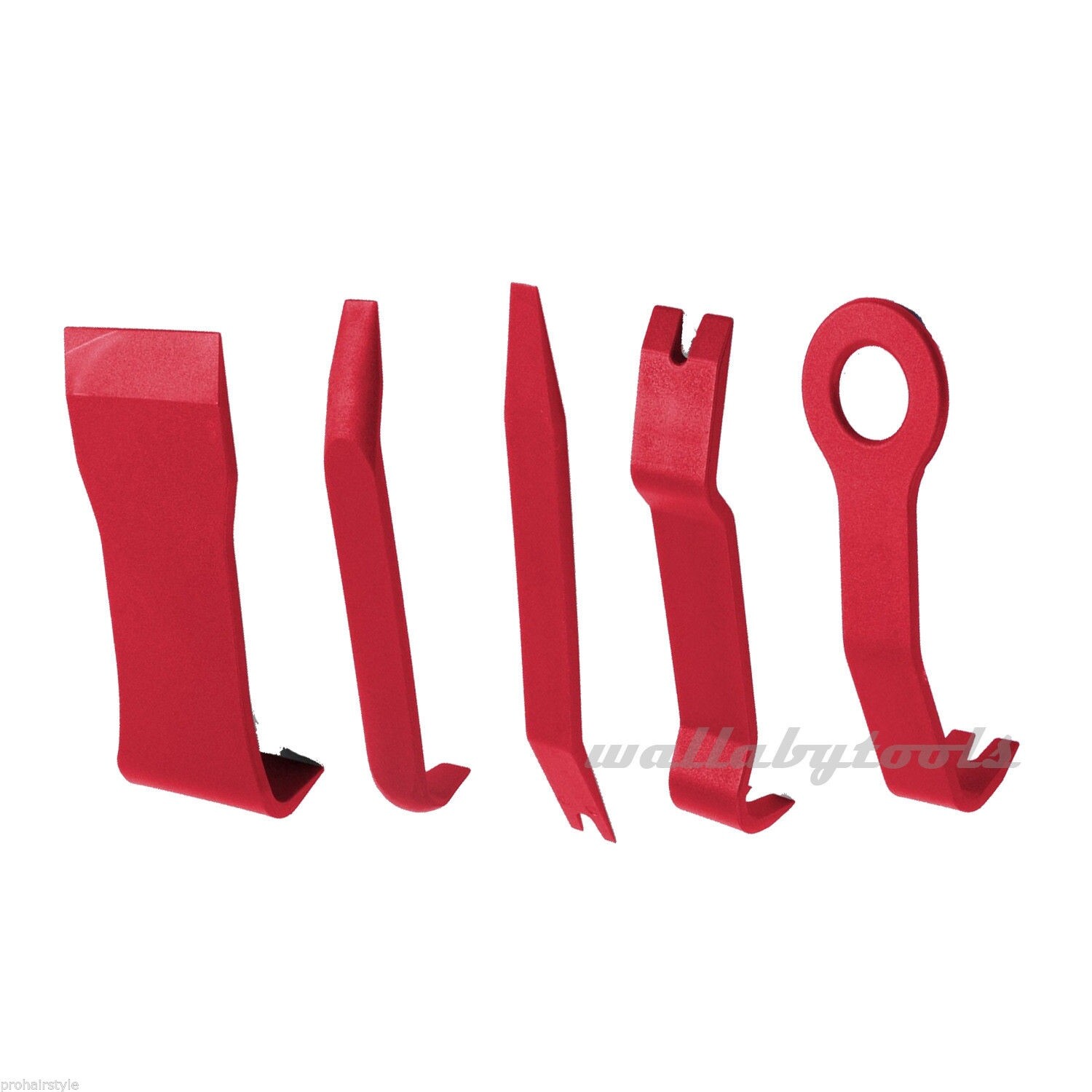 5pc Car Dash Door Trim Panel Molding Clip Retainer Remover Removal Pry Tool Set