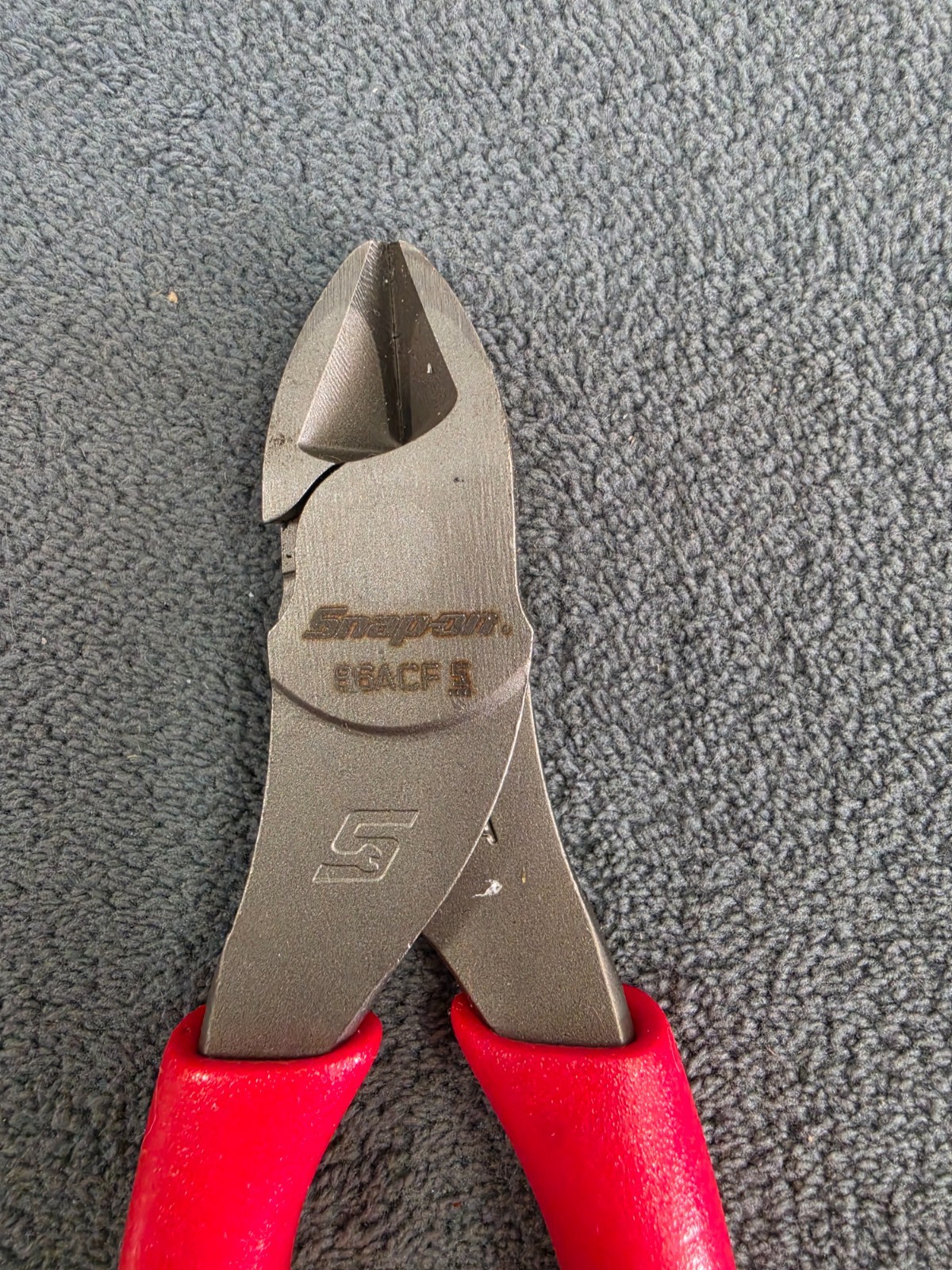 Snap-On 6″ inch Red Vector Edge Diagonal Cutter Pliers 86ACF