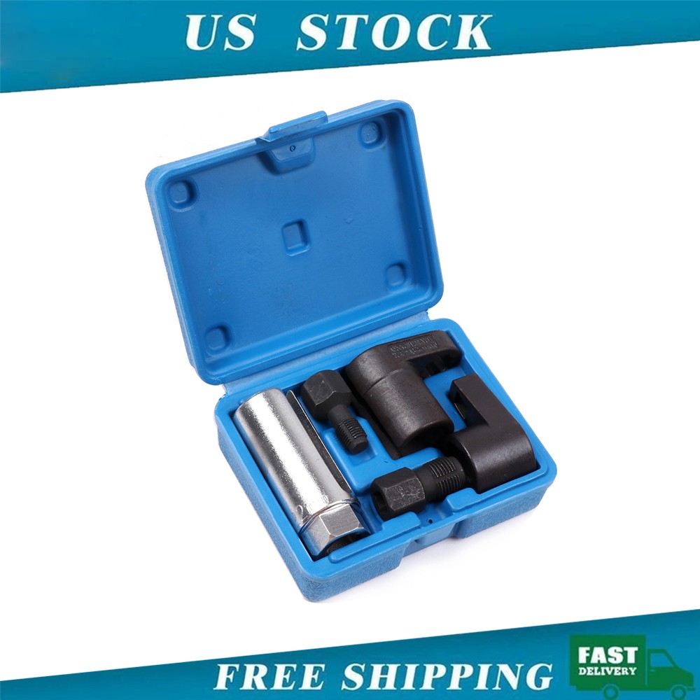 5 pc Oxygen Sensor Socket Vacuum Wrench O2 M12 M18 Tool Renew Thread Chaser set