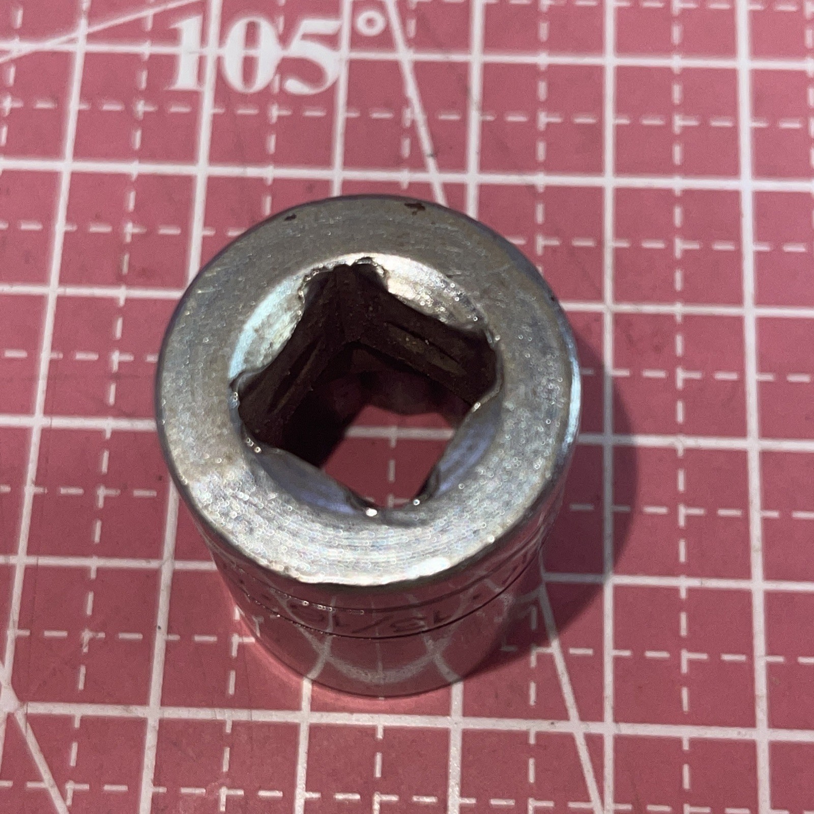 S-K USA 40126 13/16 In SAE 1/2” Drive 12 Point Socket Vintage SK 13/16” 1/2