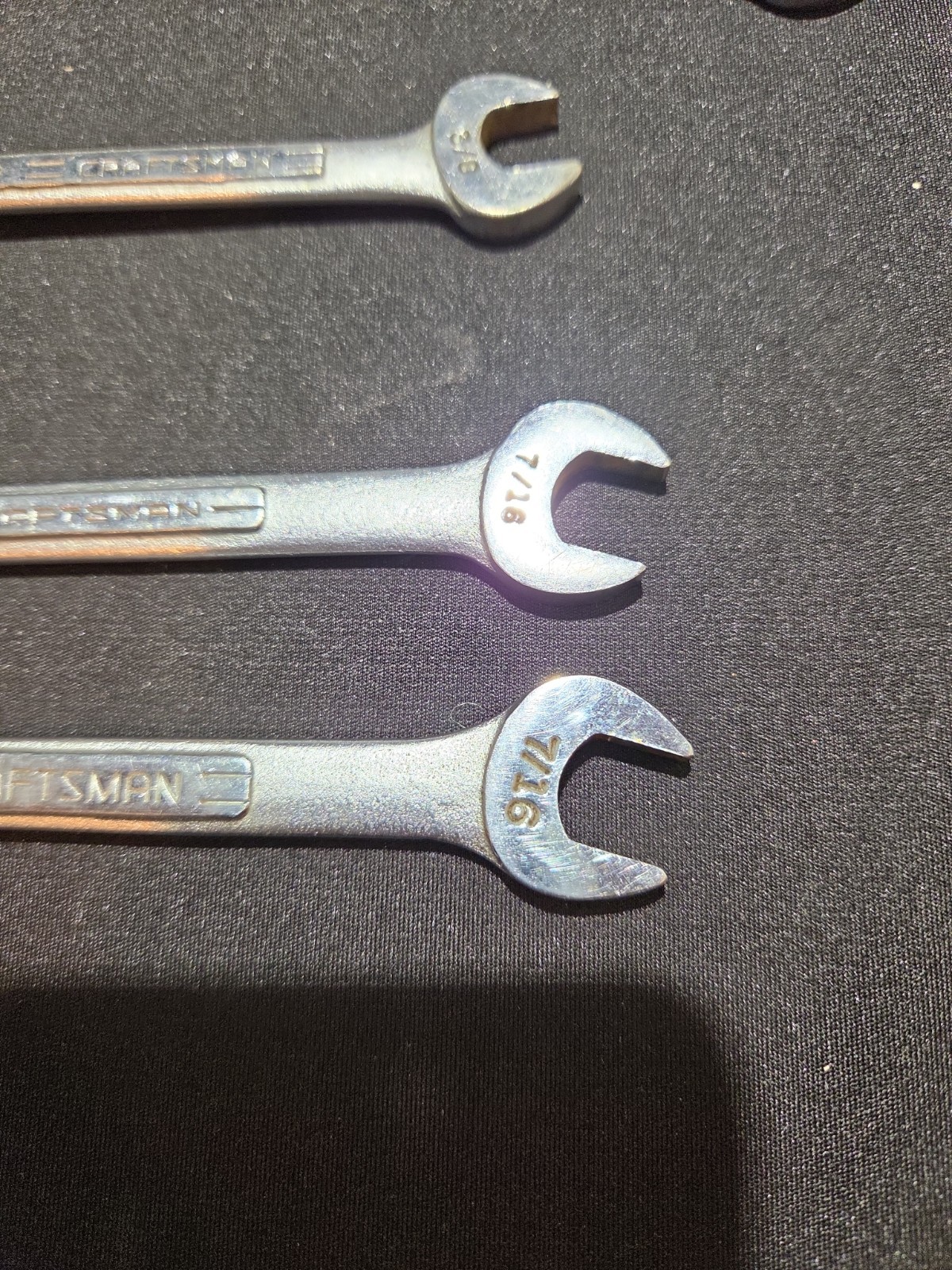 Craftsman Tool SAE Wrenches 4 Comb. 5/8″,9/16″,1/2″3/8″ 2 Open End 7/16″,3/8″