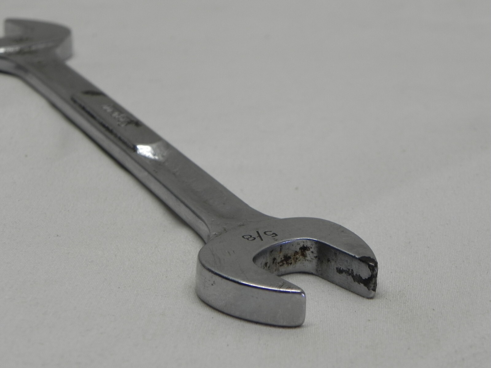 Snap-On VS2024 SAE 5/8» x 3/4» Open End Wrench Measuring 7-7/8» Long