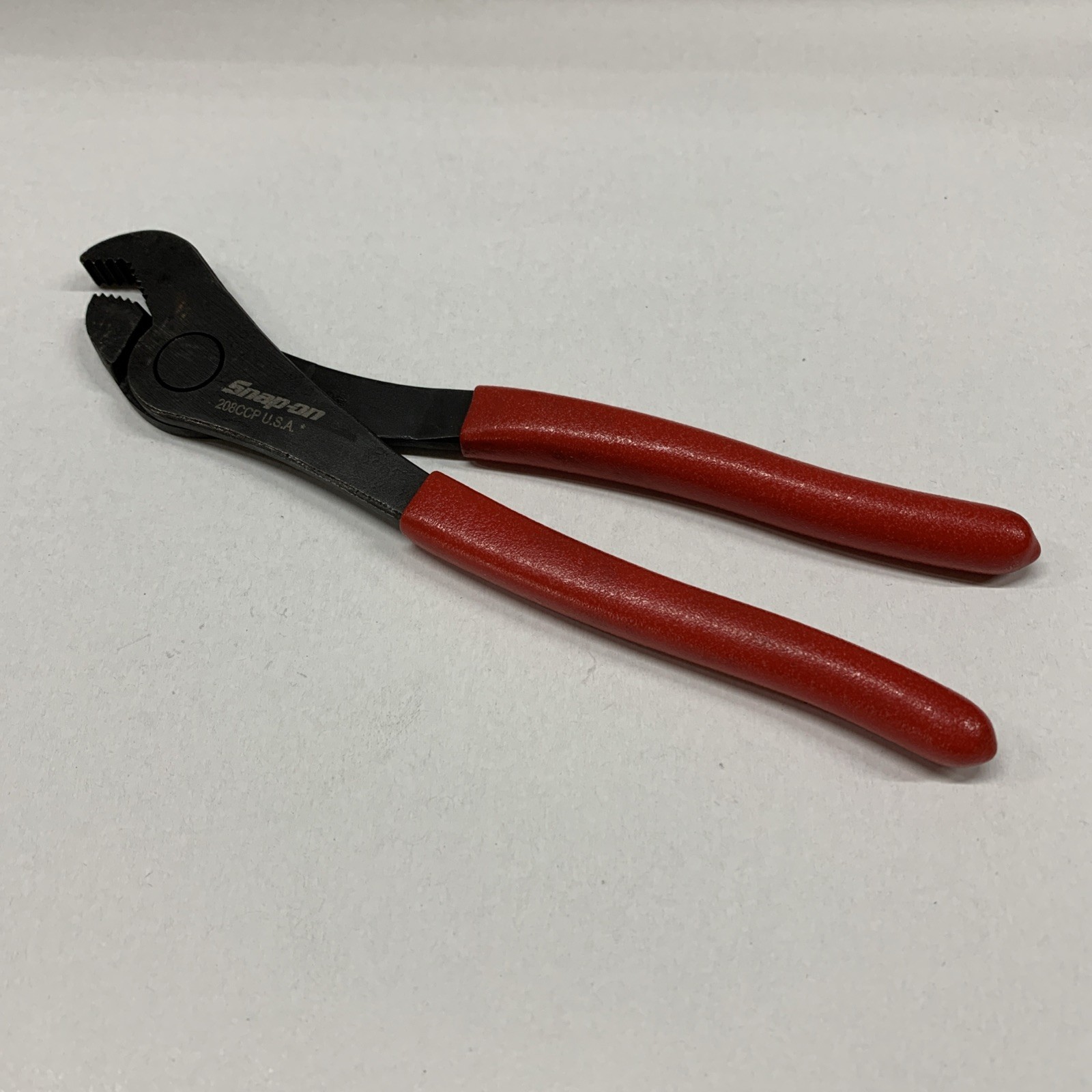 Snap On Tools USA 208CCP RED Soft Grip Angle Nose Battery Terminal Pliers NEW