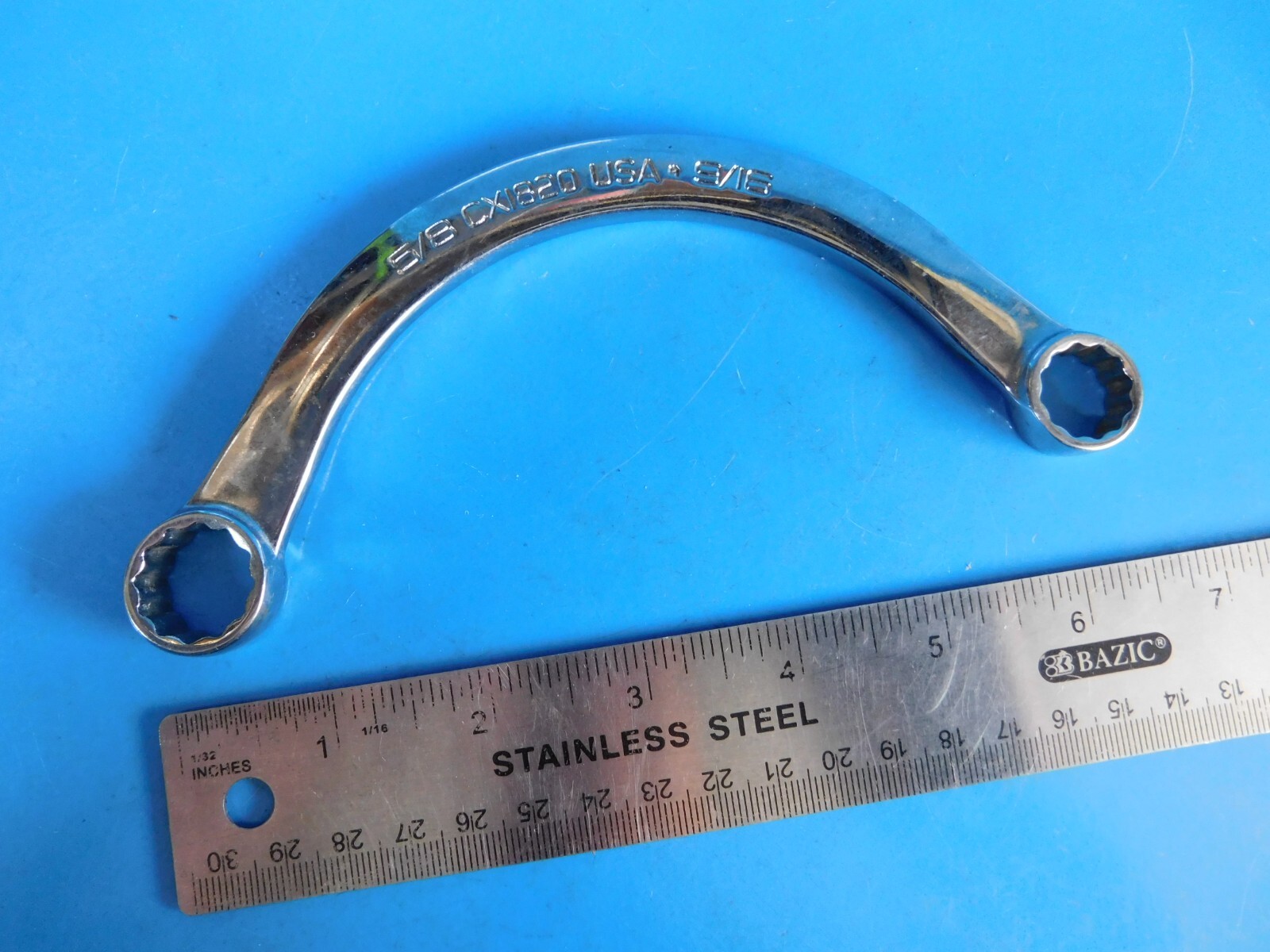 USED, SNAP ON TOOLS » 9/16 IN. X 5/8 IN. » HALF MOON WRENCH, PART #CX1820