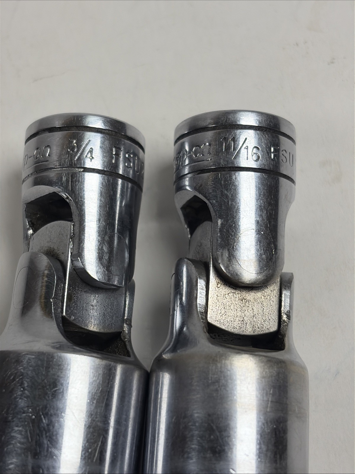 Snap-on FS24 & FS 22 Swivel Sockets 3/8″ Drive 6 Pt Universal Chrome