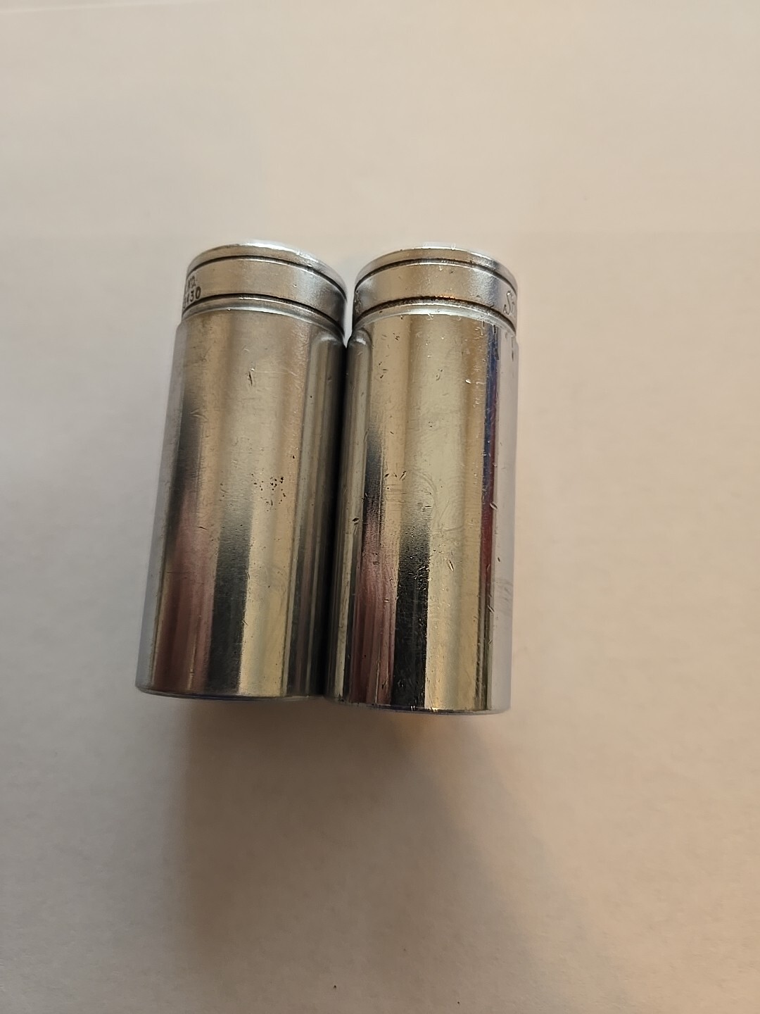 Snap On 3/8″ Drive 7/8″ 6&12PT Chrome Deep Sockets Lot Of 2