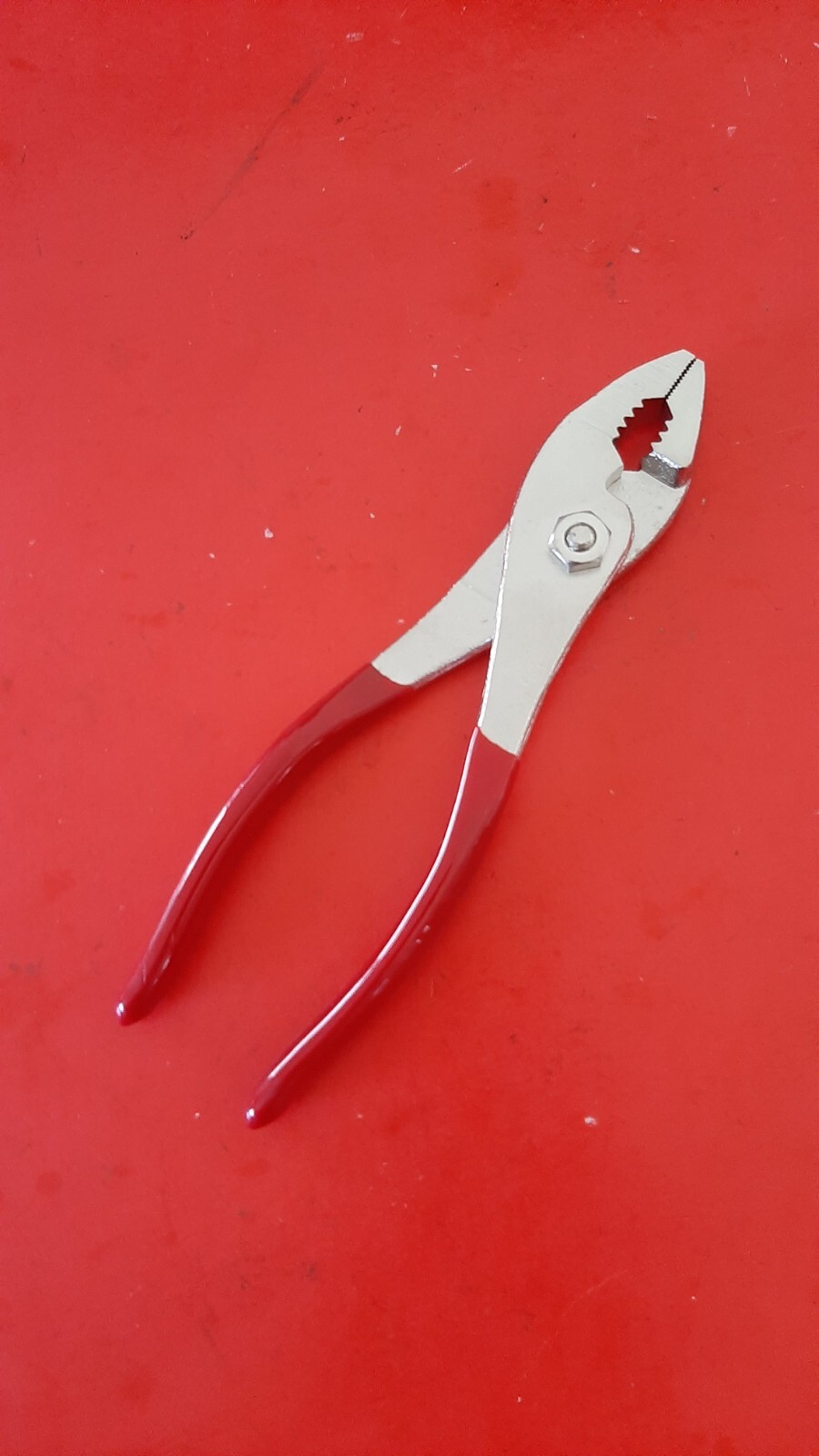 NOS Fuller 6.5″ Slip Joint Pliers Made in Japan Red Handle New old stock