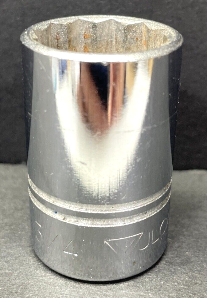 3/4″ Vulcan Shallow Socket, 6 Point, 1/2″ Drive, Made In USA, Free US Ship