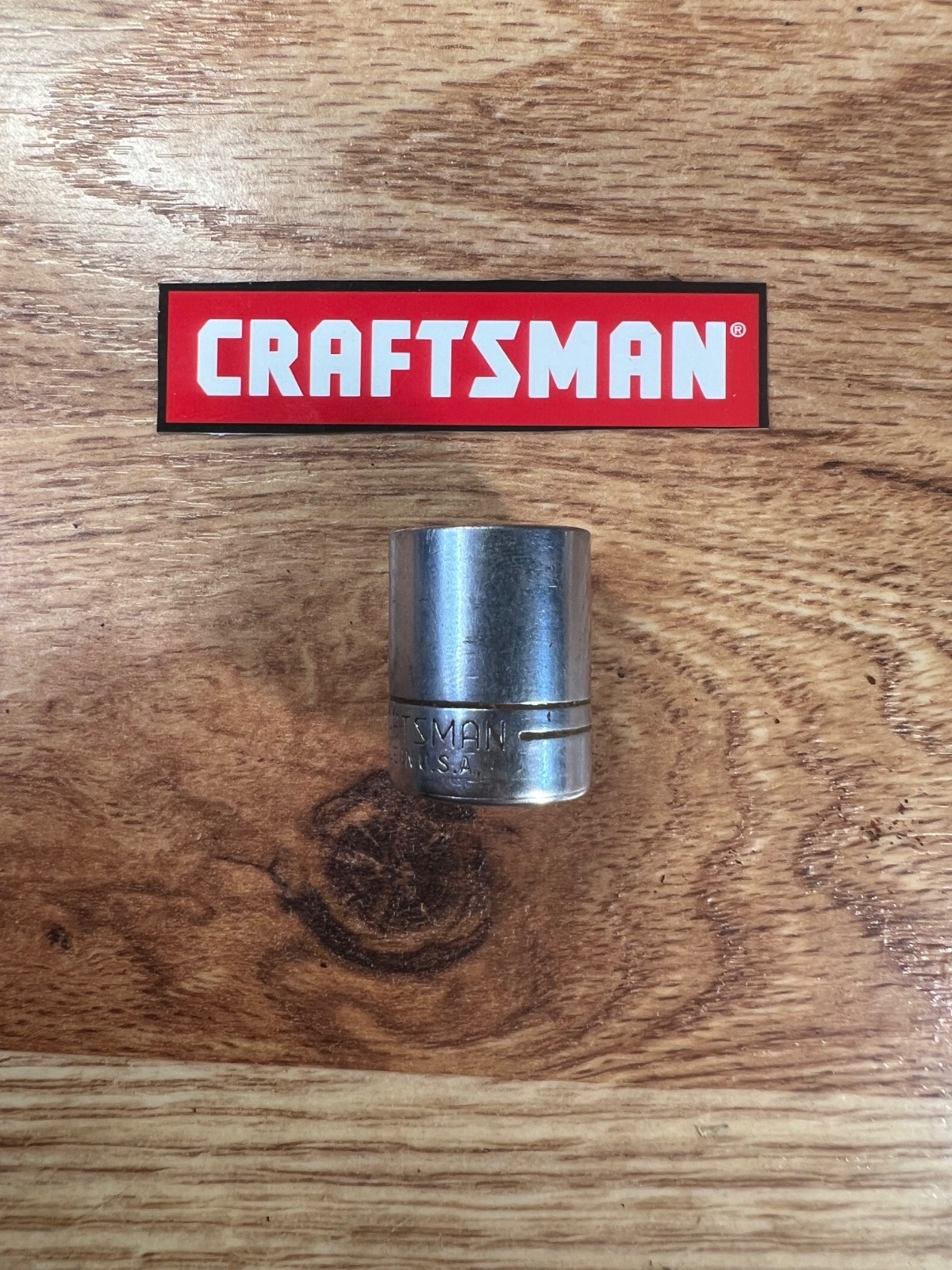 Craftsman 1/2” 43499 -G- socket 1/4” drive 6 point Ultrasonic Cleaned