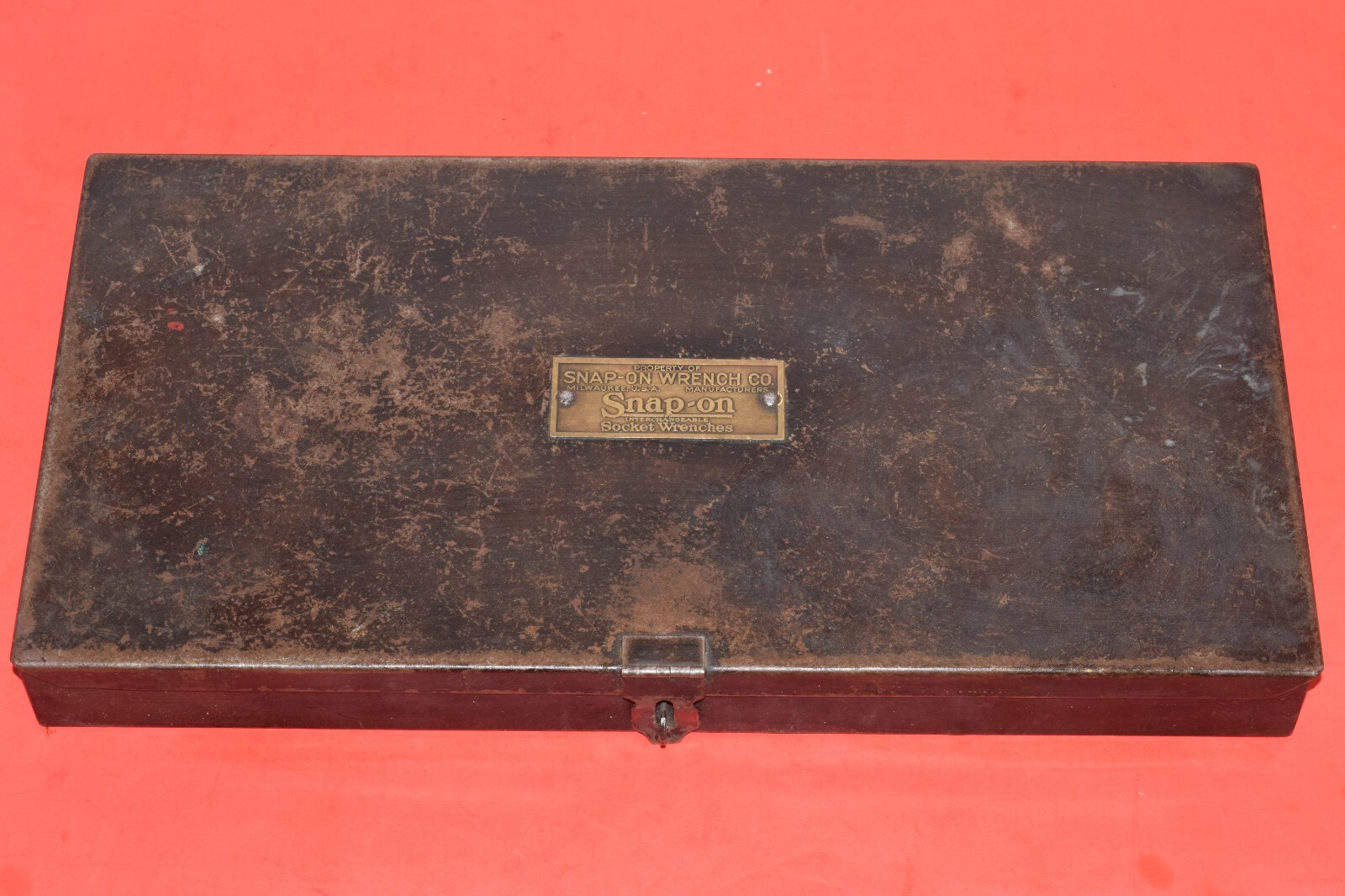 RARE COLLECTIBLE Snap-On 1/2″ Drive 1930 – 1931 Captive Plug Ratchet Socket Set