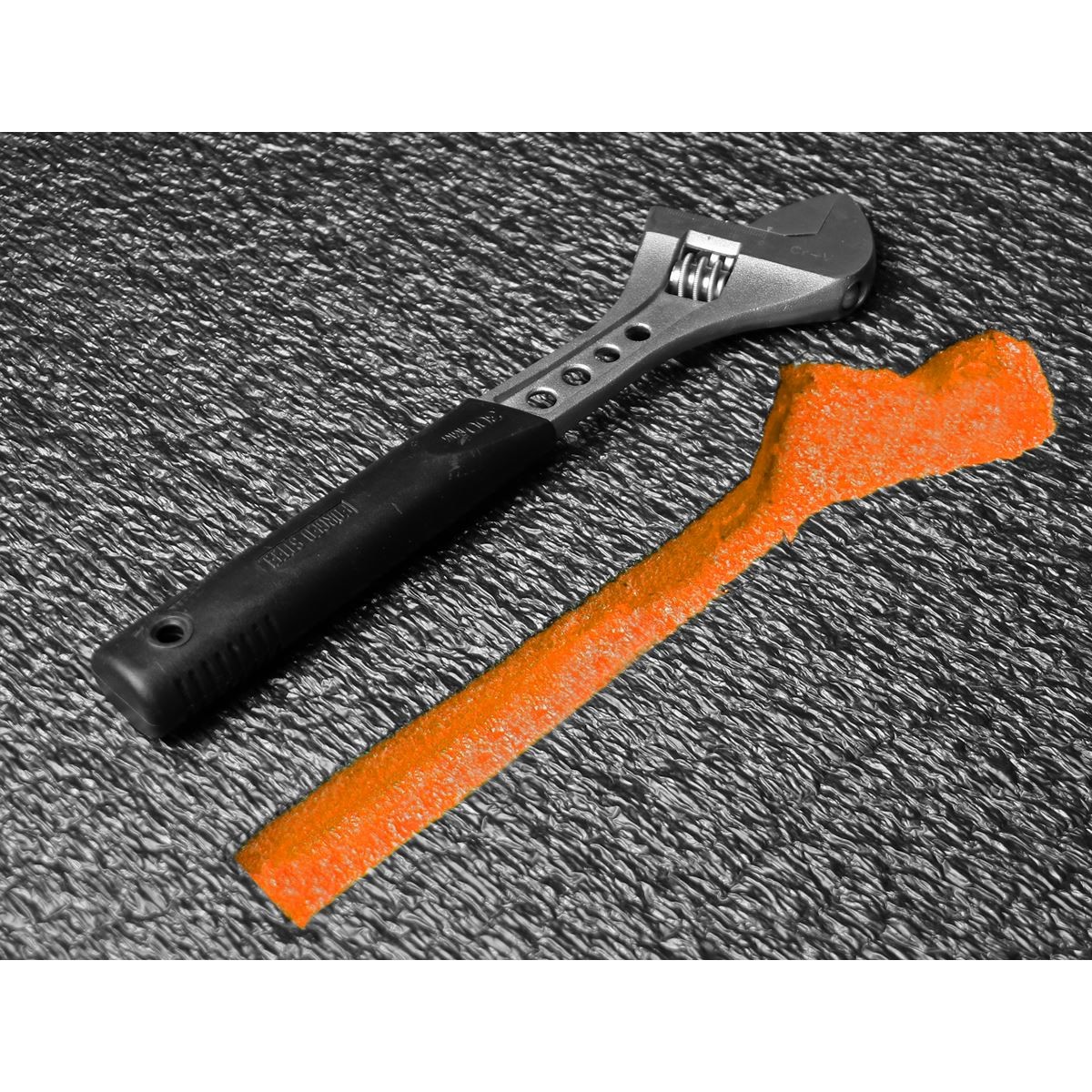 Sealey Easy Peel Shadow Foam&reg; 1200 x 550 x 50mm – Orange/Black SF50OR