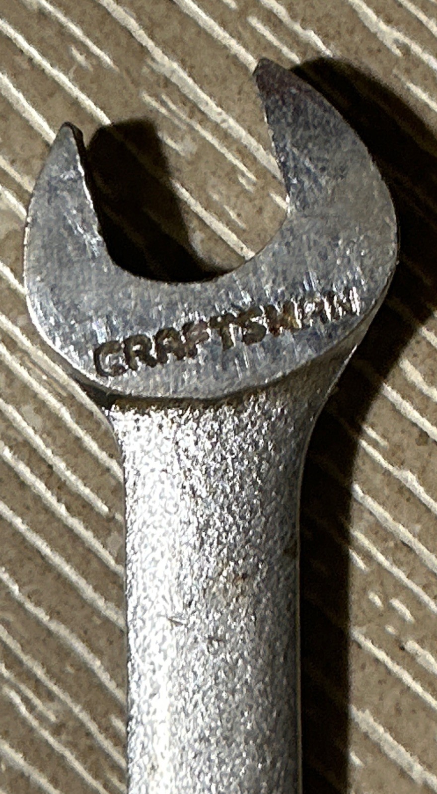 Vintage Craftsman 44475 -v- 3/8 » X 7/16 » tappet wrench open end-USA