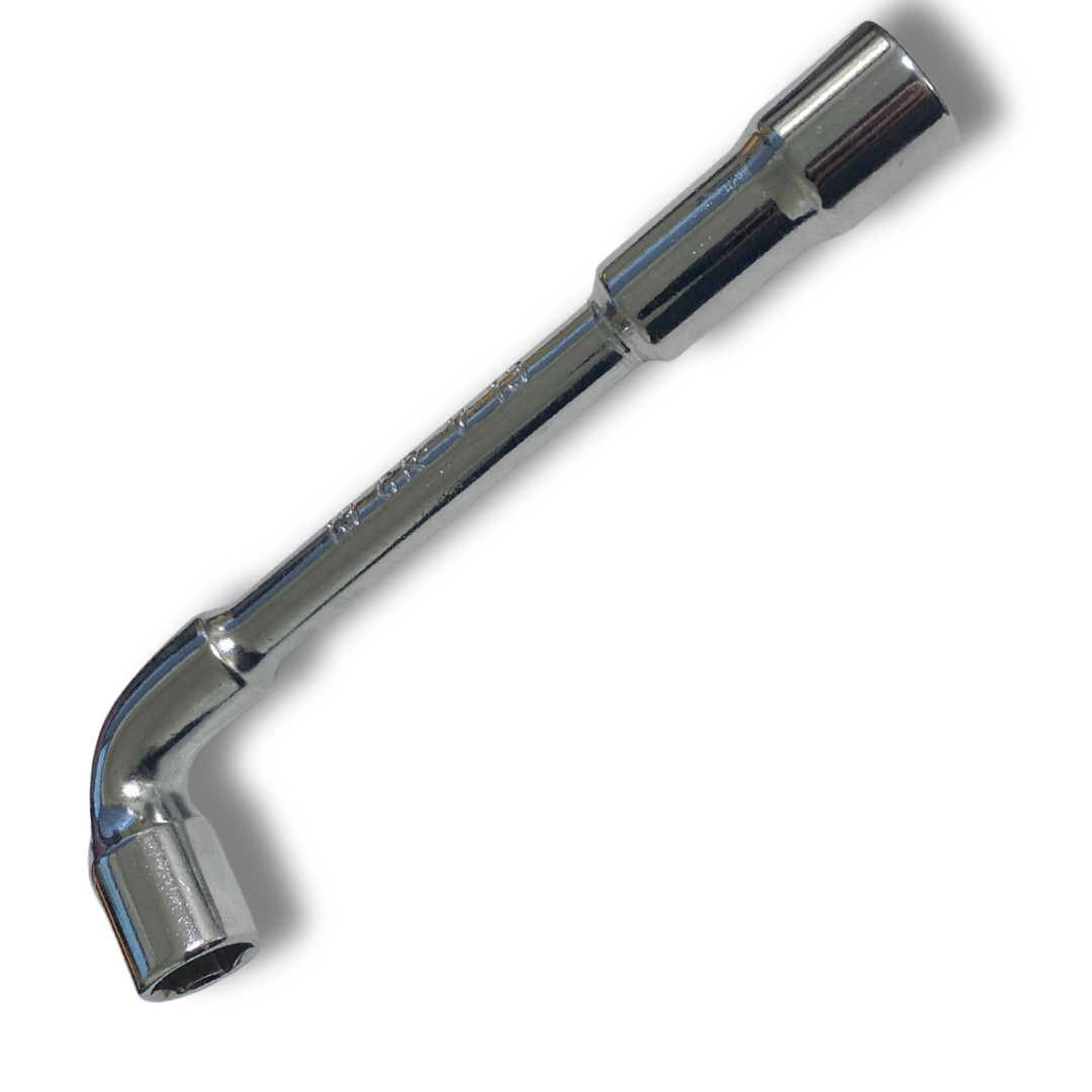 BRIGHTLINES 13mm L-Shaped Double-Head Hex Socket Wrench – Angled 6-Point Socket