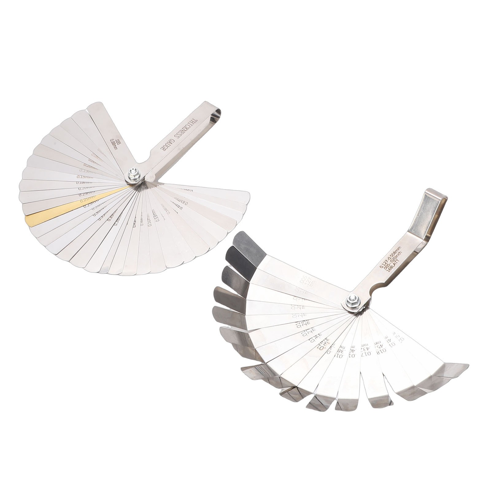 Feeler Gauges Set Stainless Steel 32 And 16 Blades Metric And Imperial Width