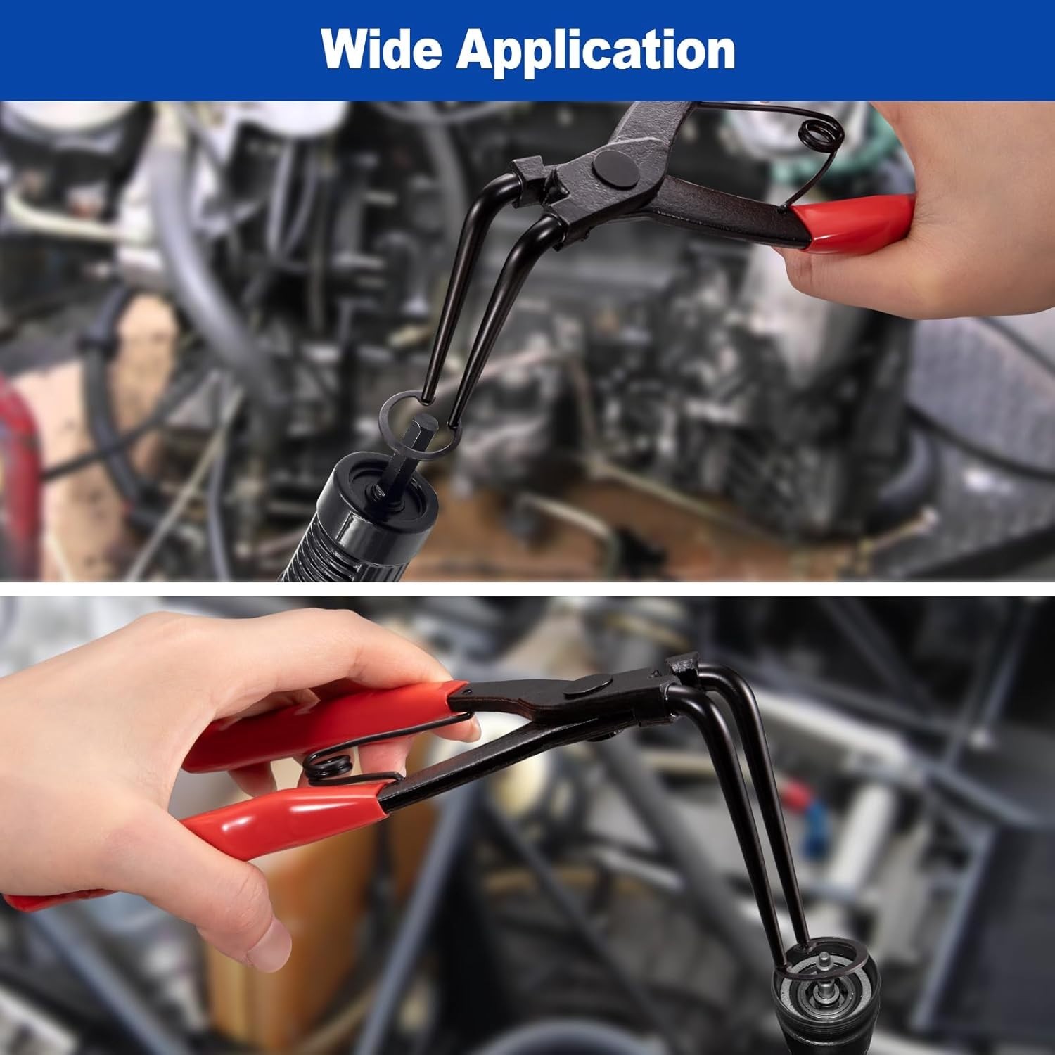 Precision 90° Snap Ring Pliers – Heavy Duty, Non-Slip Grip for Automotive Use