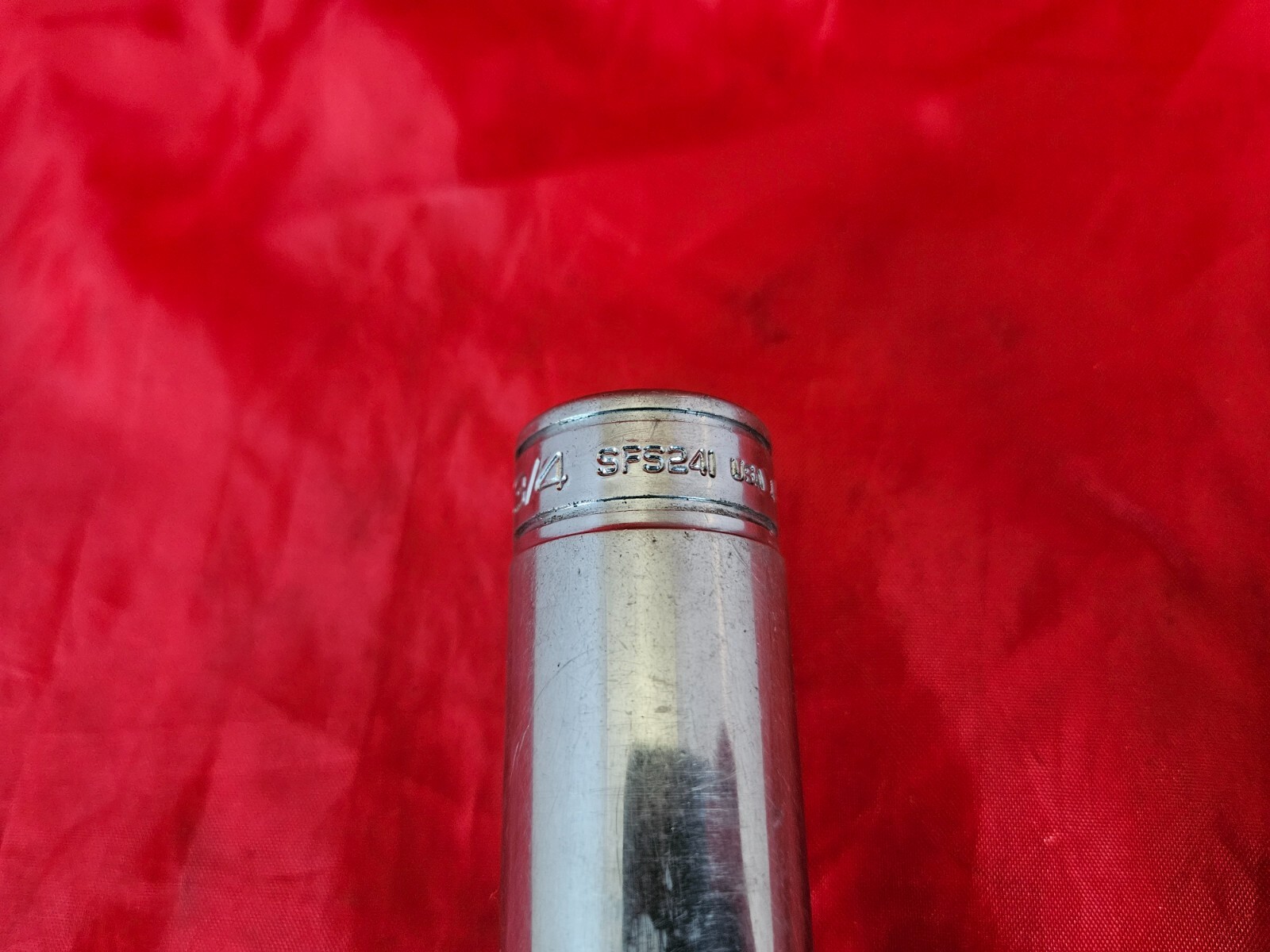 Snap-on New Logo SFS241 3/8″ Drive 3/4″ 6 Point Deep Socket USA SAE R3
