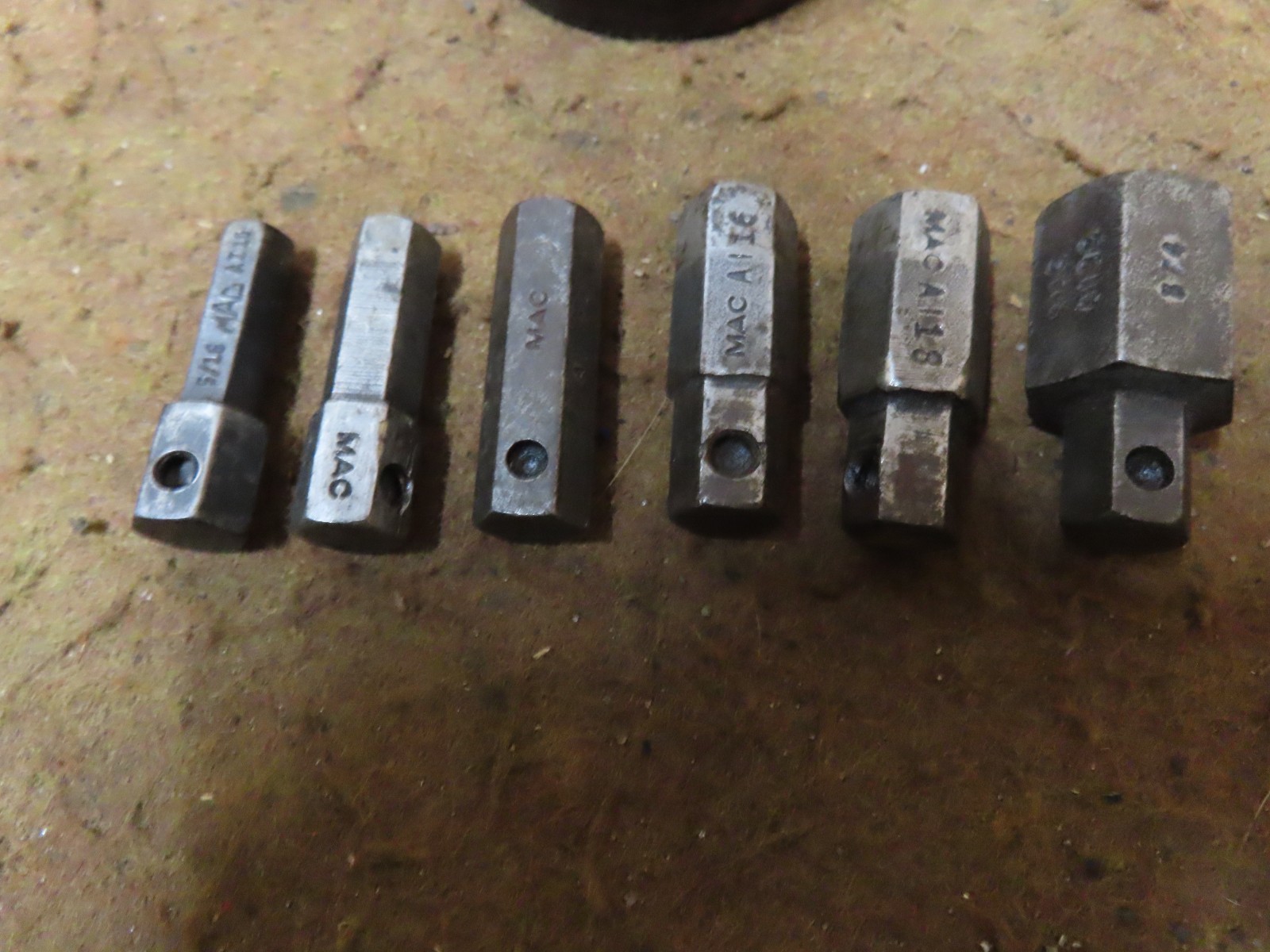 Mac Allen VT8 Hex socket tip,6pc,AI10~AI 124,fits 7/16″hex,USA~AVG+🤠M6.28.25