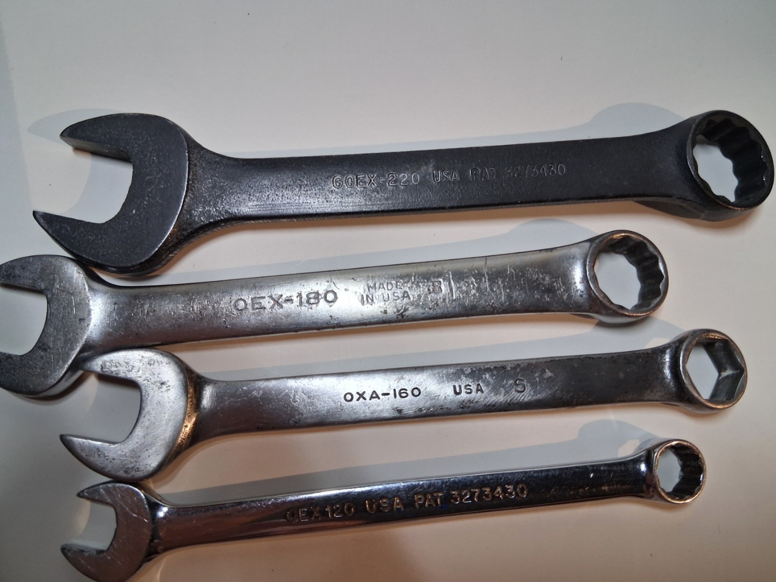 Snap On 4pc combo wrench lot