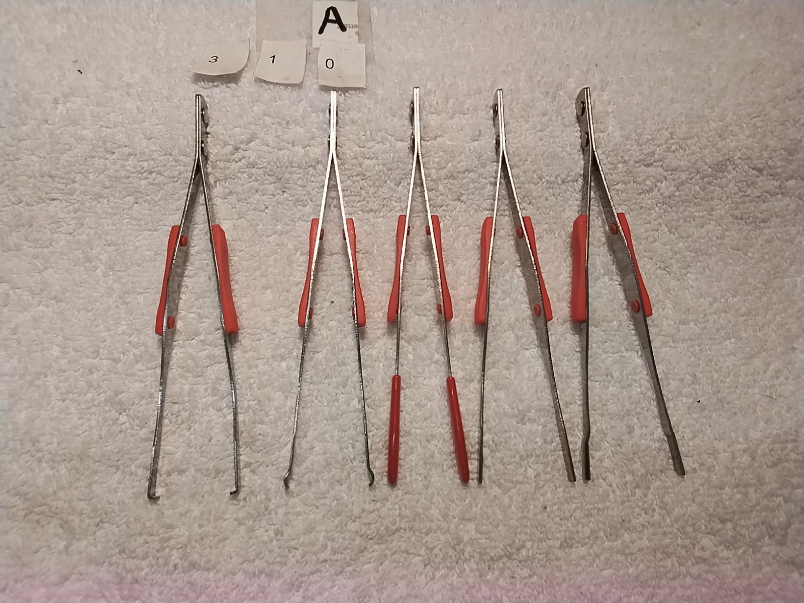 5pc HERBRAND ET56 TWEEZERS SET USA 🇺🇸