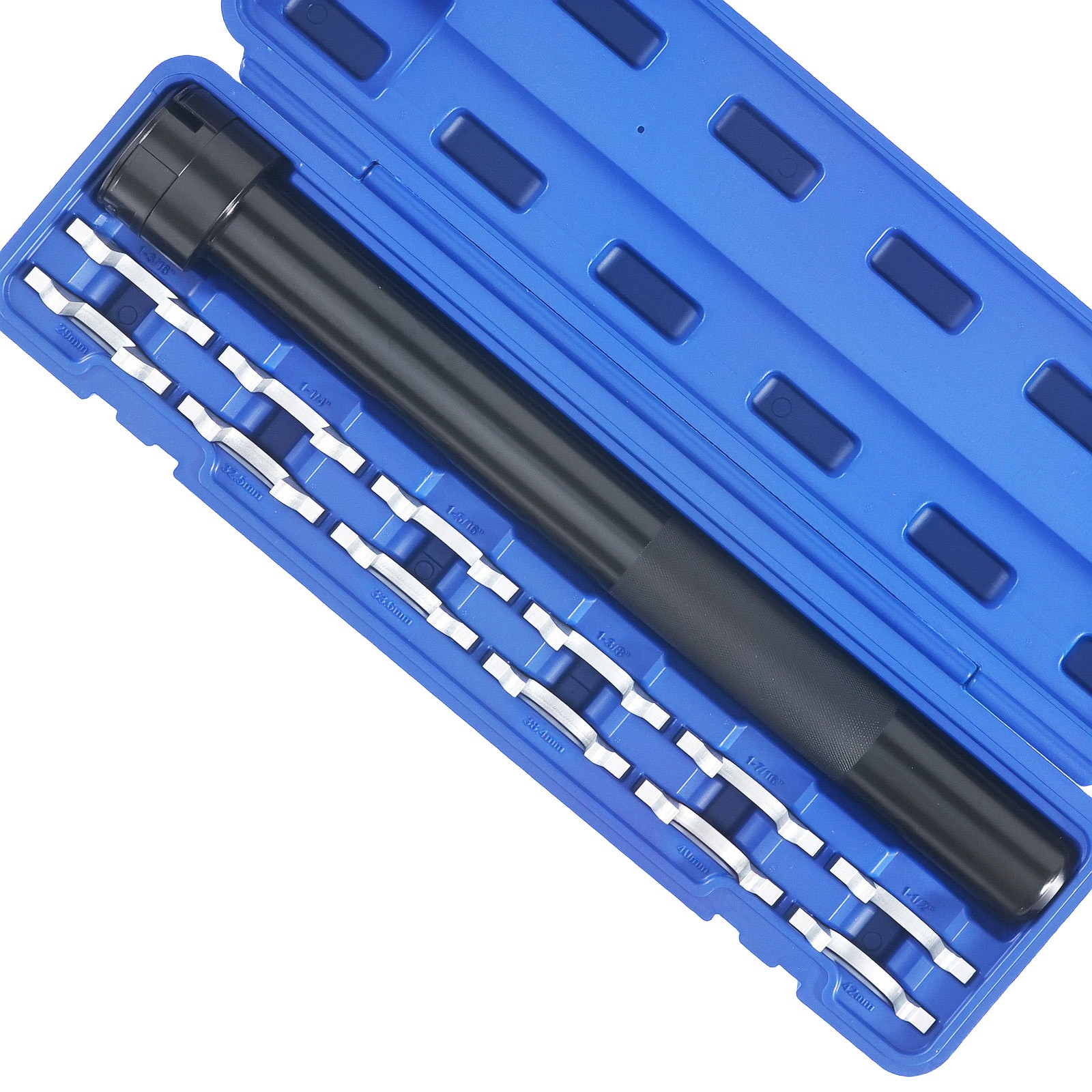 13PC Inner Tie Rod Removal Installation Tools Kit w/12 SAE & Metric Adaptors Set