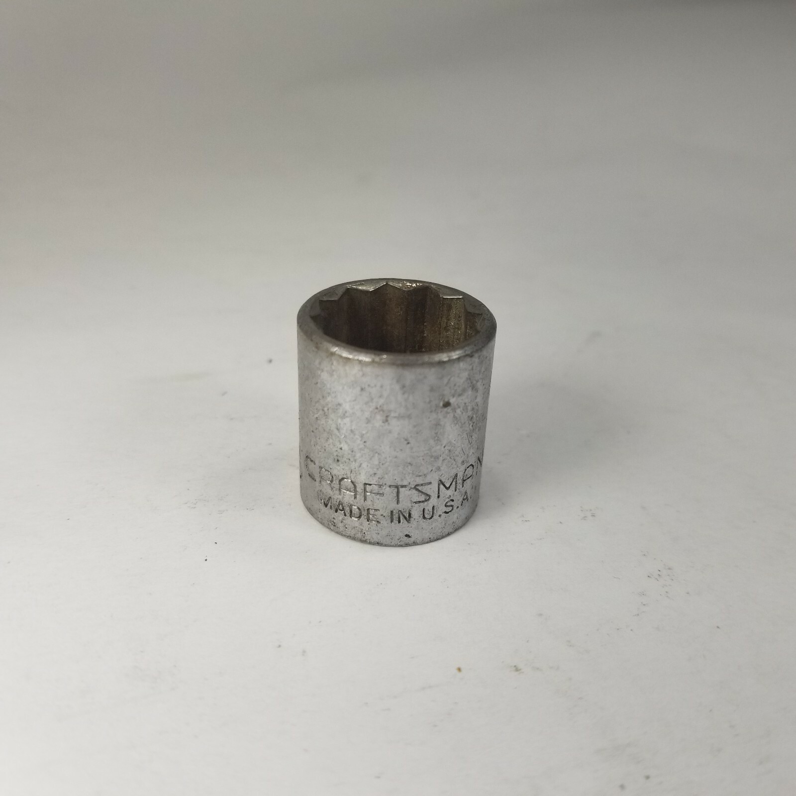 VINTAGE «CRAFTSMAN USA VV 44336″ SOCKET ~ 3/8″ DRIVE ~ 11/16» ~ 12 POINT