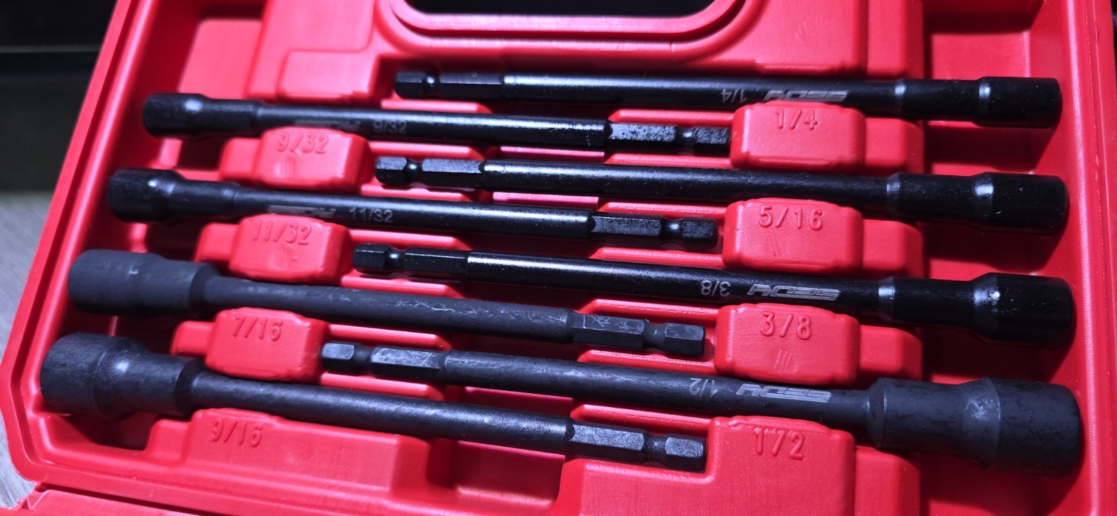 31 piece 1/4″ Magnetic Impact Drill Sockets Metric and Standard