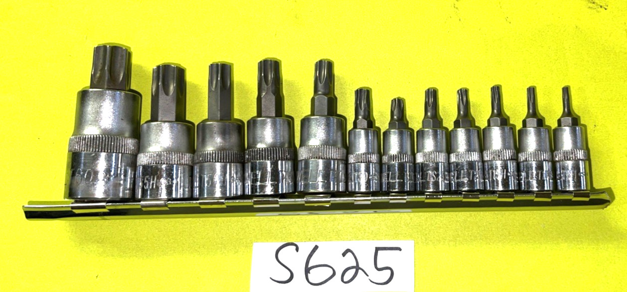 CORNWELL TOOLS 12 PIECE MULTI DRIVE TORX BIT SOCKET DRIVER SET TAMPER RESISTANT