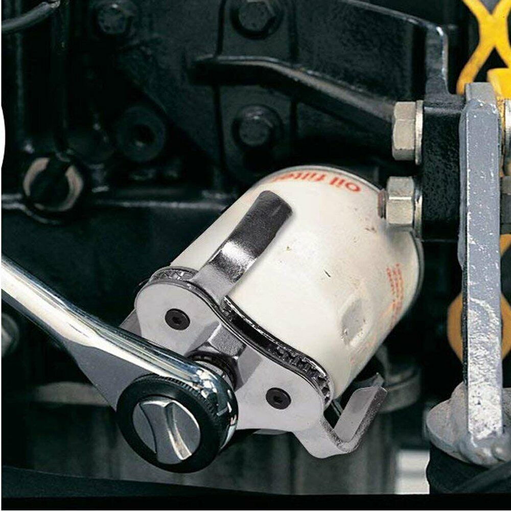 Oil Filter Wrench Remover Tool Adjustable Two Way Socket 1/2 & 3/8 3 Jaw Drive