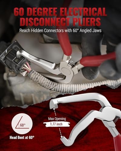 7-in-1 Automotive Hose & Electrical Disconnect Pliers Set, Fuel Line Removal Too