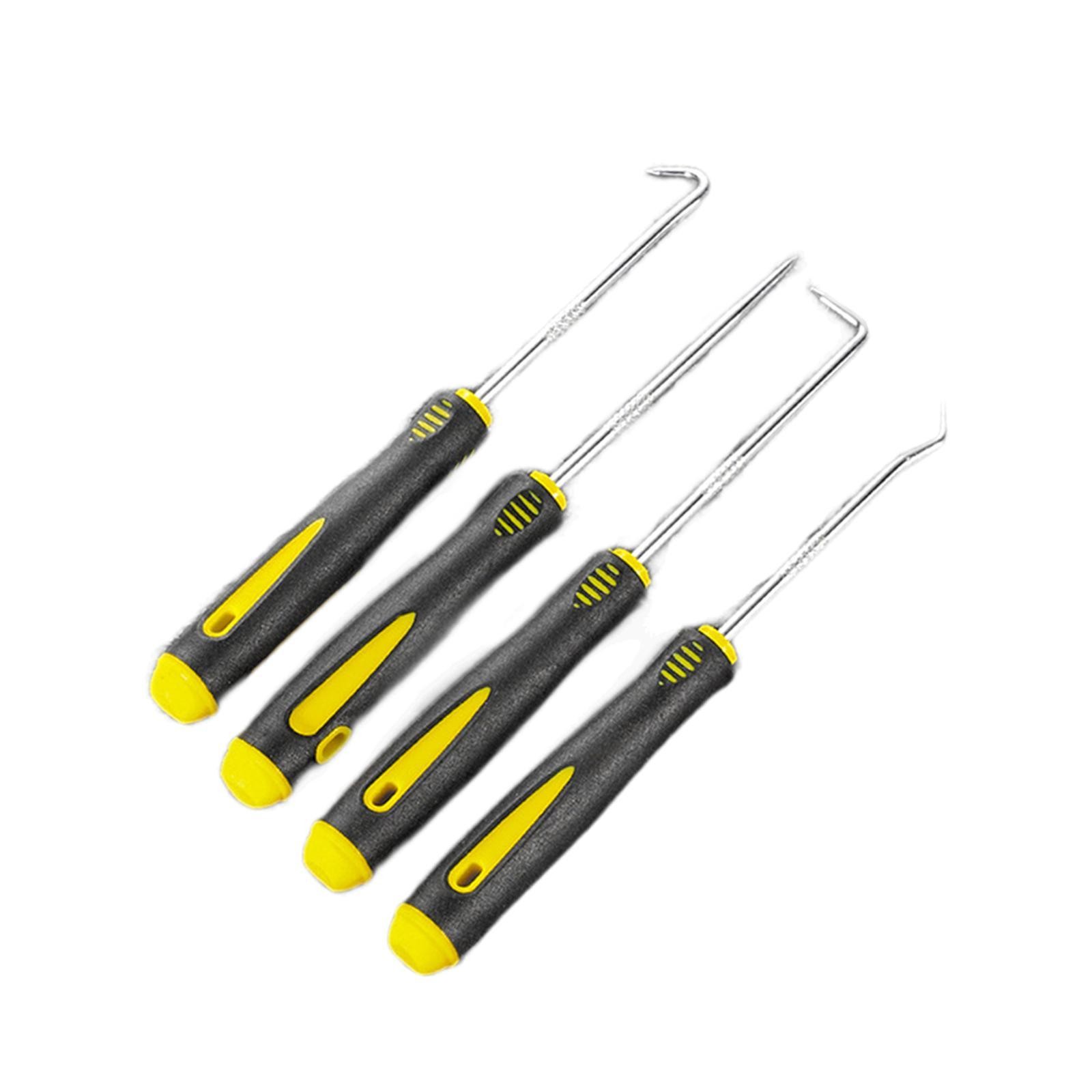 4x Universal Auto O Ring Seal Pick Hooks Gasket Puller Sturdy Precision for