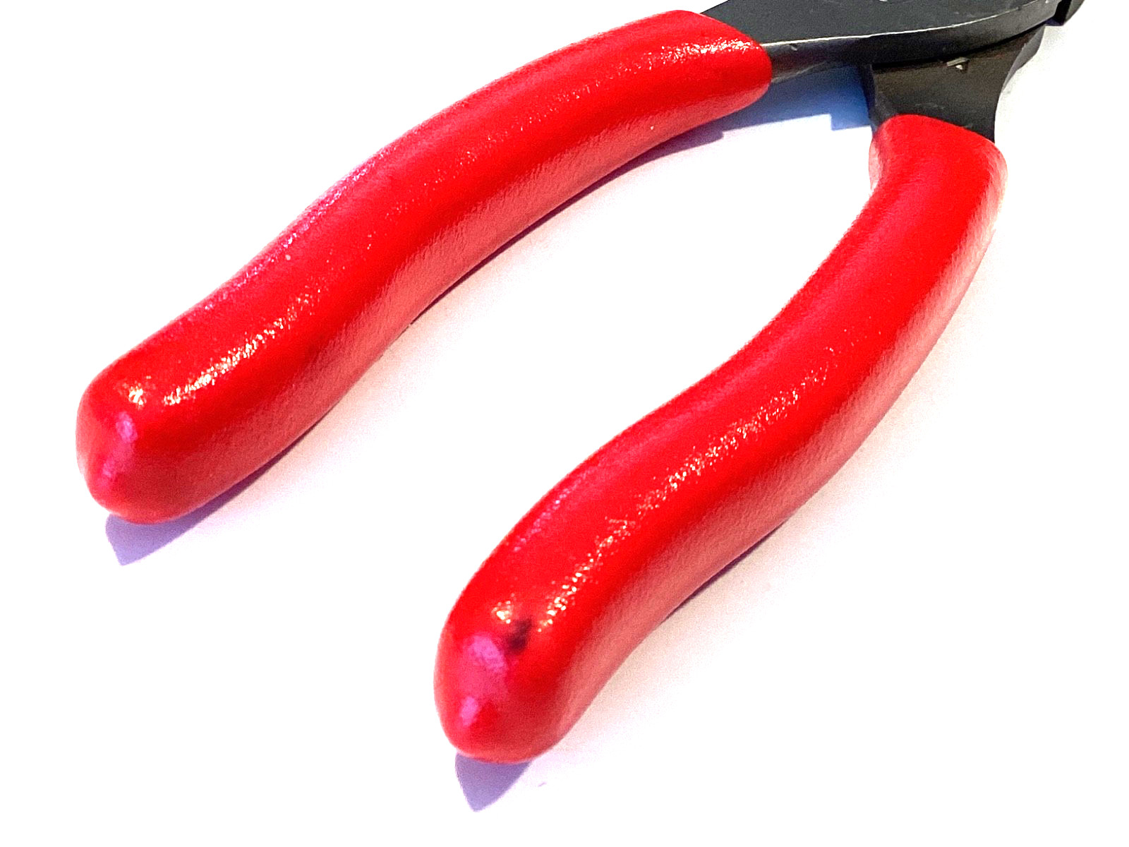 Snap on Tools USA NEW RED Soft Grip Vector Edge Diagonal Cutter Pliers 86ACF