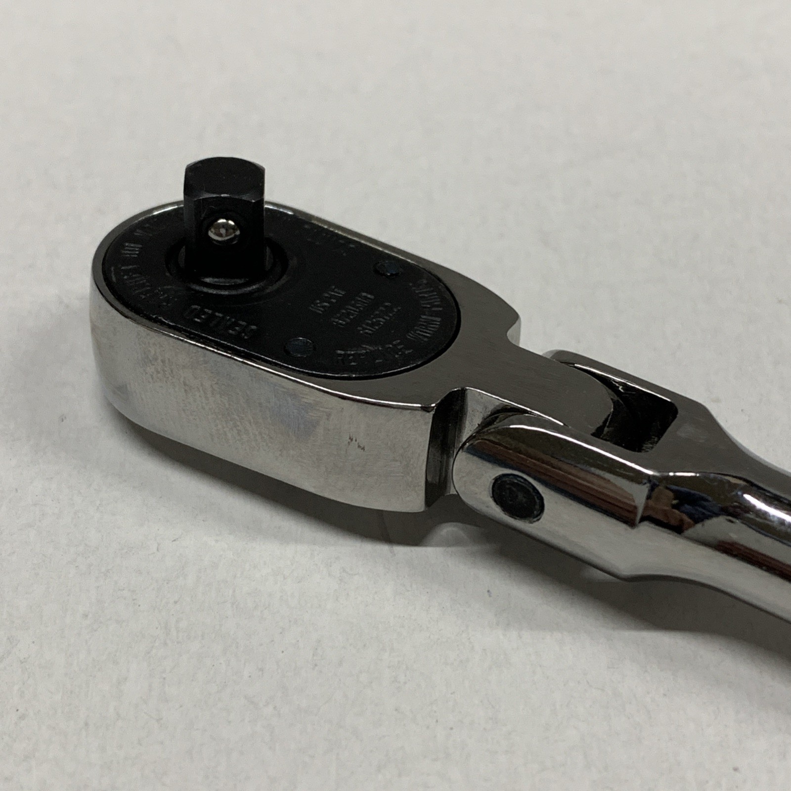 Snap On Tools USA TLLF72 1/4″ Drive Chrome Extra Long Flex Head Ratchet NEW