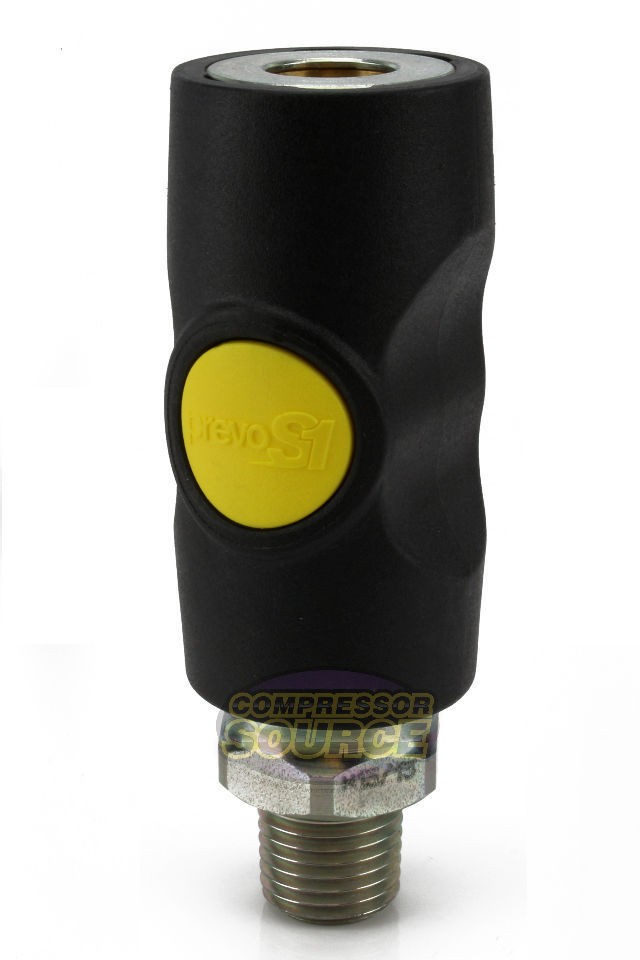 Prevost ARO Style Safety Air Plug Coupler ASI061251 1/4″ MNPT Male Prevo S1