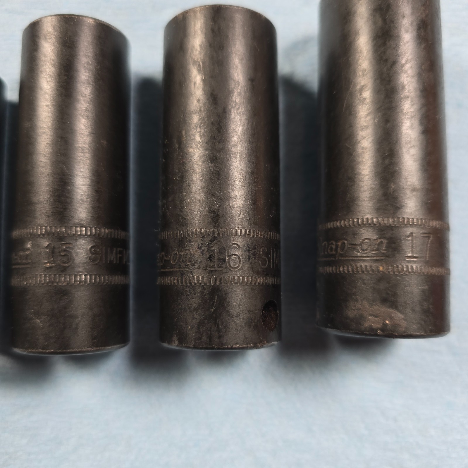 Snap On 3/8” Drive 8mm To 17mm Deep Impact Socket 7Pc Set SIMFM 8 To SIMFM 17