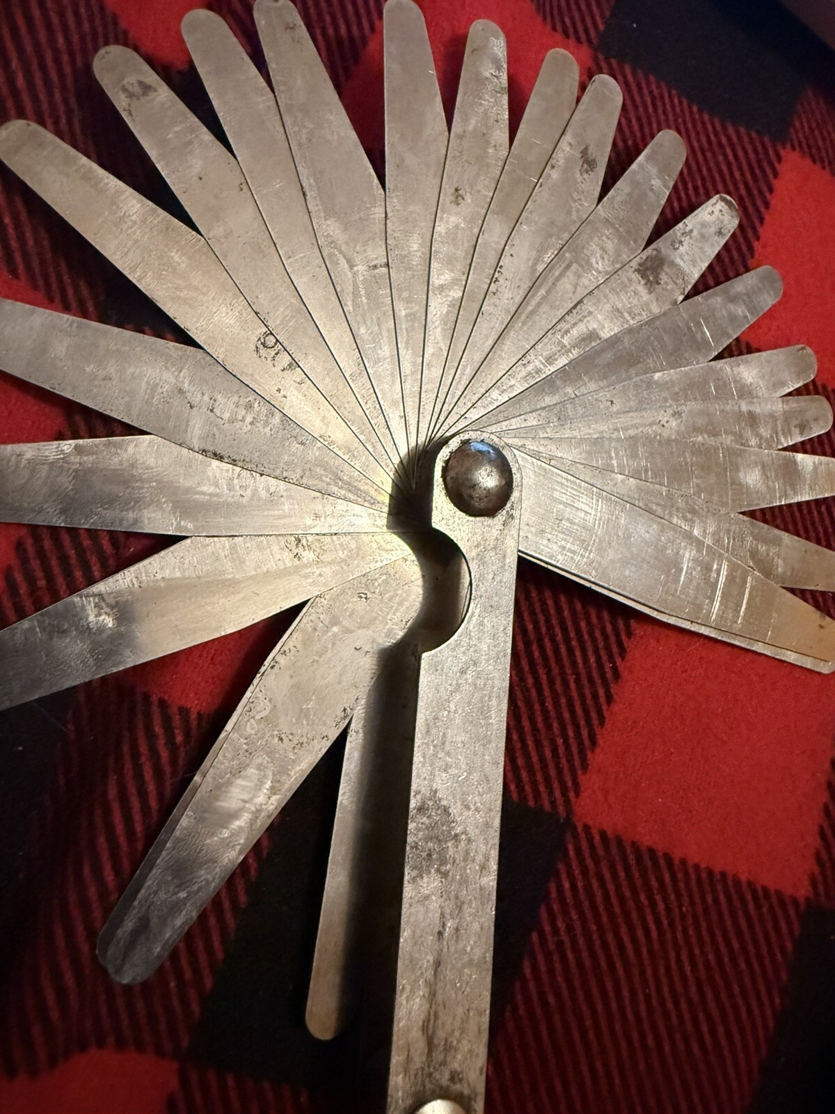 Vintage Kastar Feeler Gauge Set Made in USA 25 Blades SAE .0015-.025