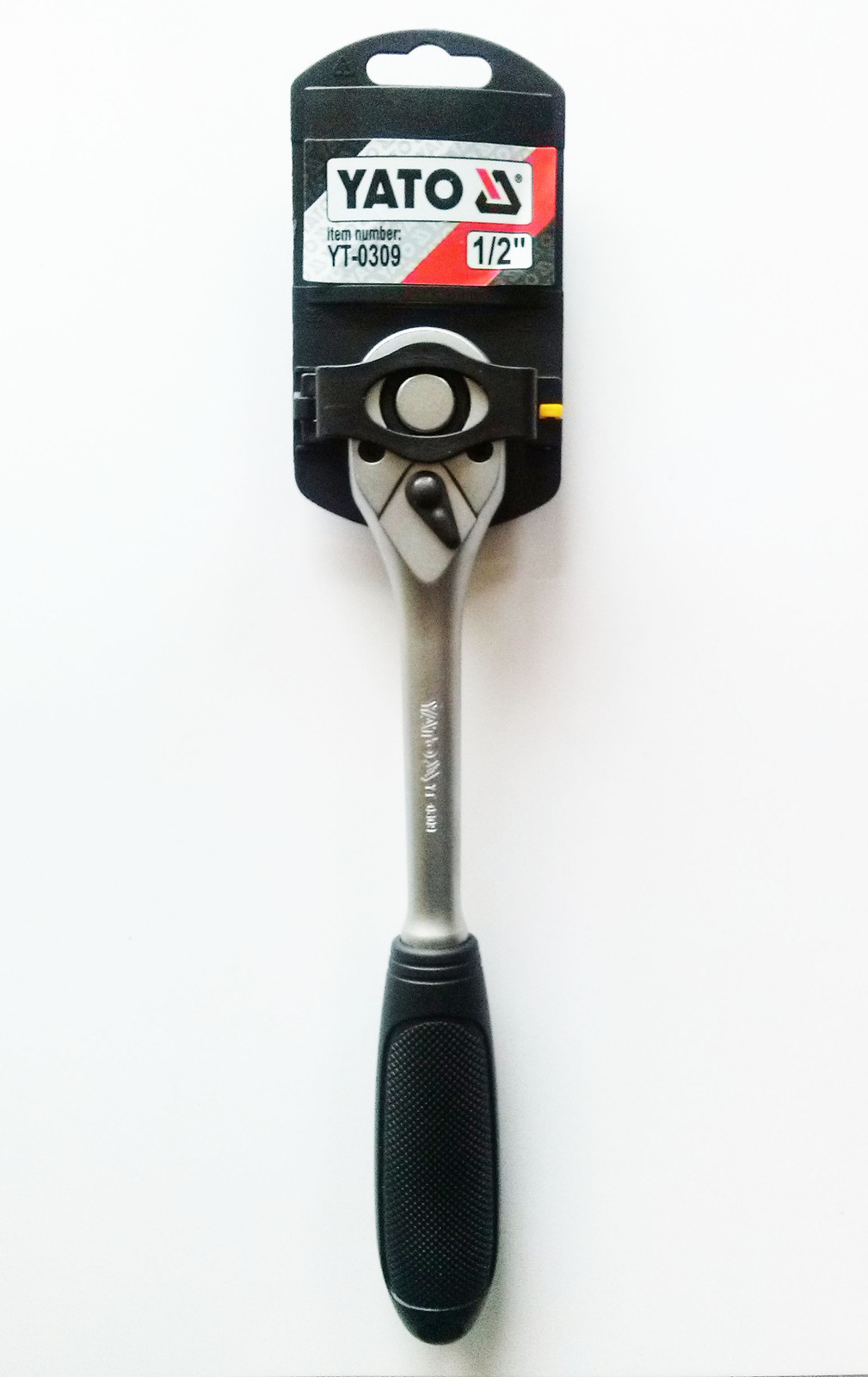 YATO Quick Release Ratchet Handle 1/2″ YT-0309 278mm DIN 3121, 72T CrV 6140