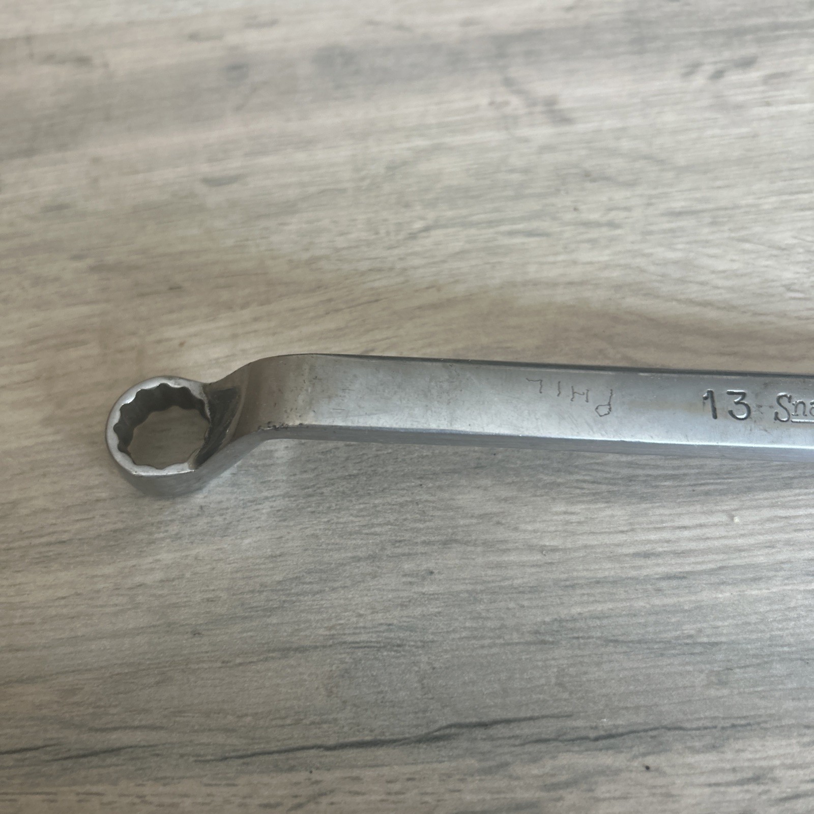 Snap On 13mm-15mm 12-Point Metric 60° Deep Offset Box Wrench XOM1315