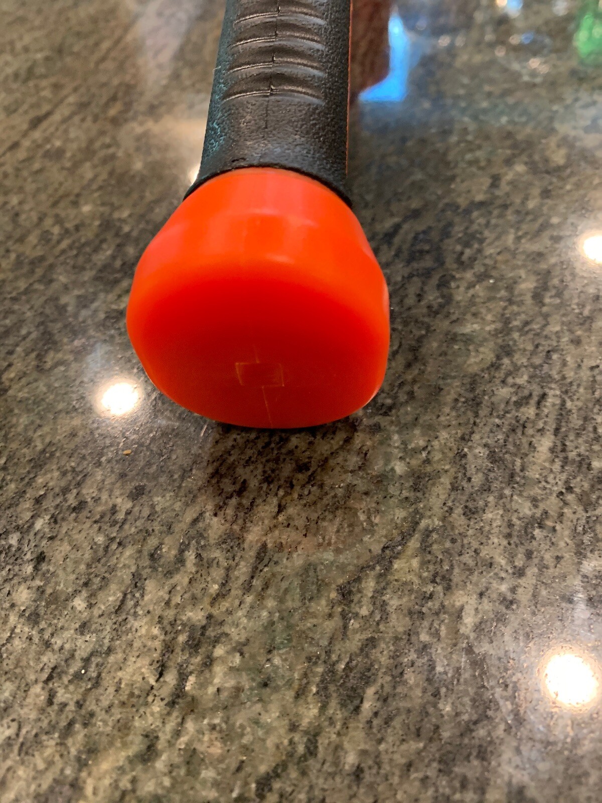 Snap-On hbfe48 48 ounce soft grip dead blow hammer orange