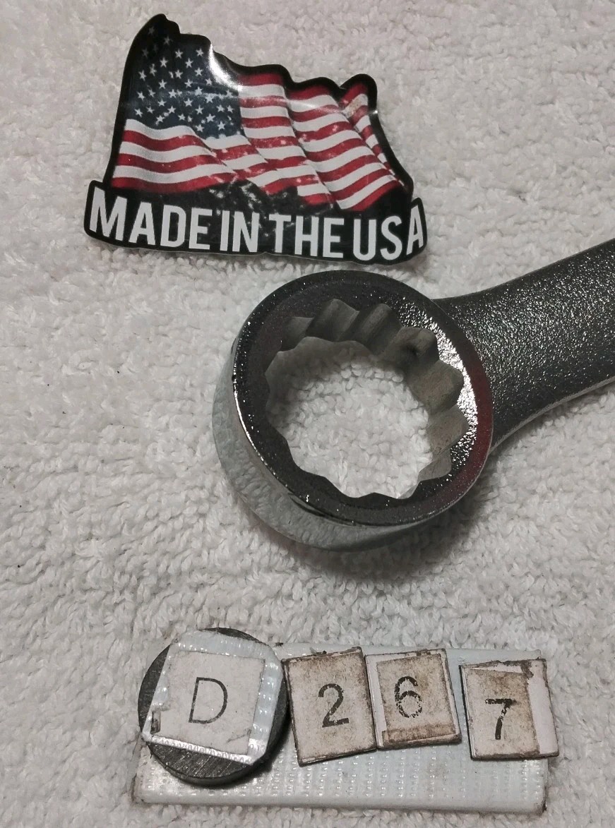 Craftsman Metric MM Combination Wrench, USA 12pt, 24mm – Part # 42923 VA