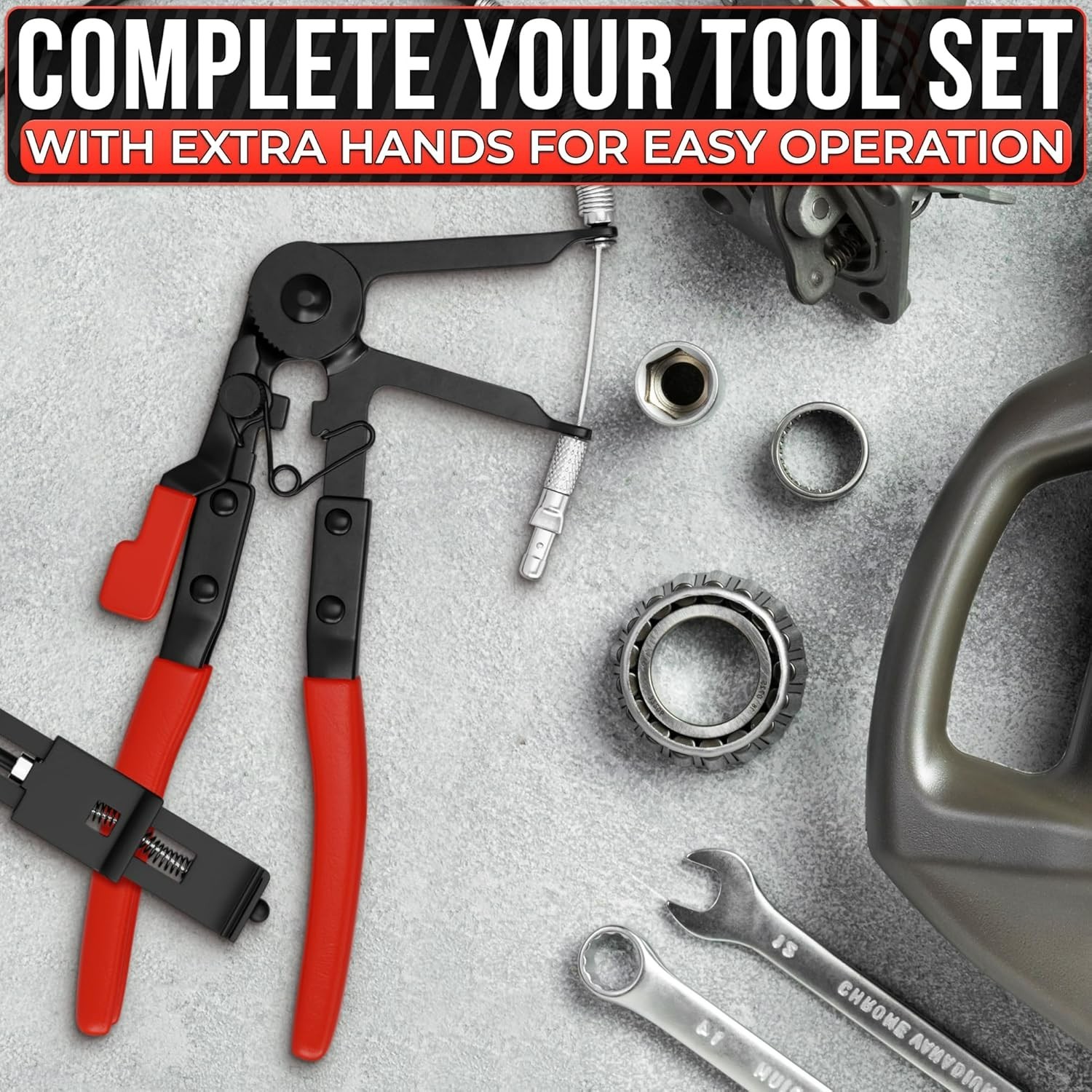 Corrosion-Resistant Hose Clamp Pliers for Automotive Repairs – Versatile & Handy
