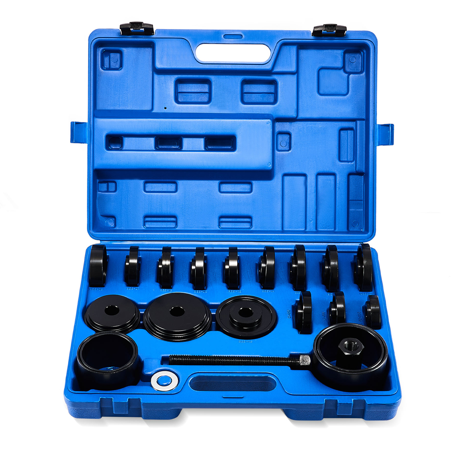 Portable 23 Pcs Front Wheel Drive Bearing Removal Adapter Puller Pulley Tool Set